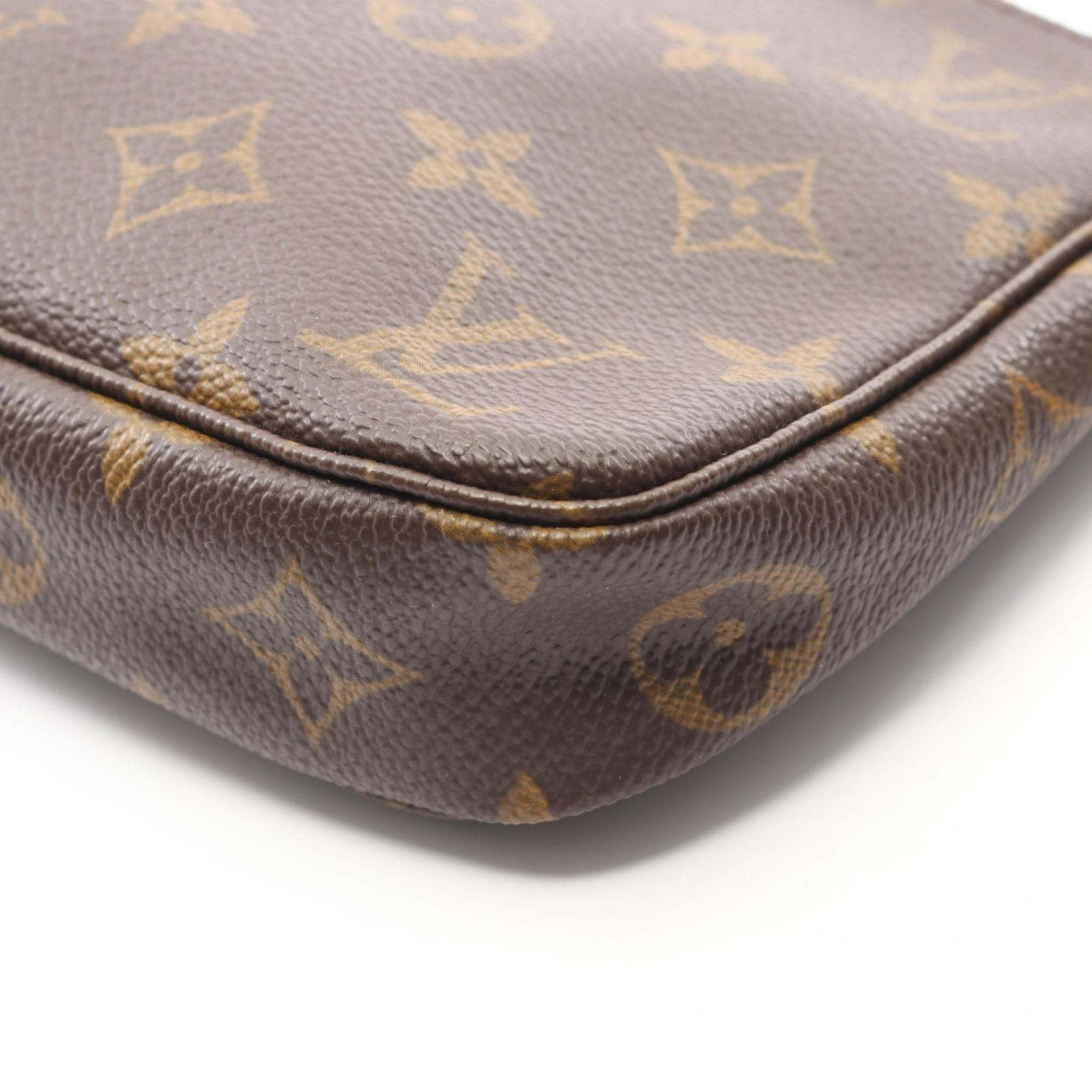 Louis Vuitton Brown Coated Canvas Pvc Monogram Leather Handbag (Pre-Owned)