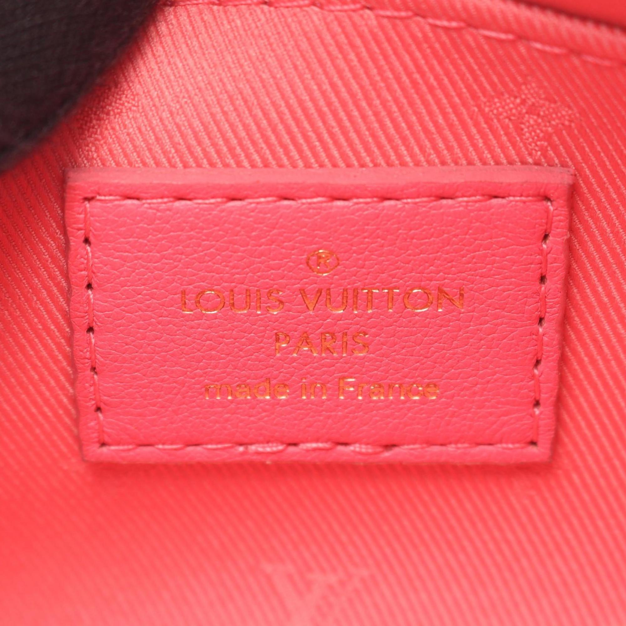 Louis Vuitton Pink Leather Handbag (Pre-Owned)