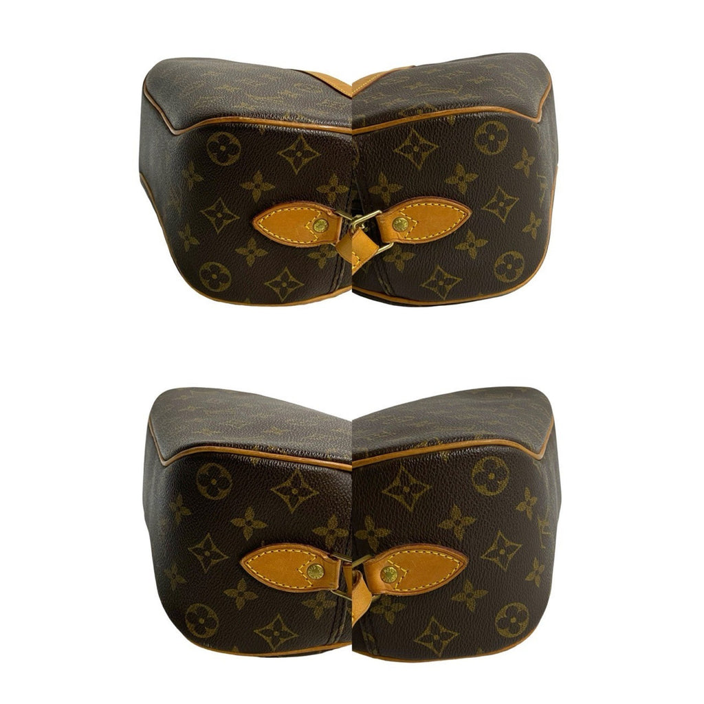 Louis Vuitton Brown Leather Pvc Pochette Shoulder Bag (Pre-Owned)