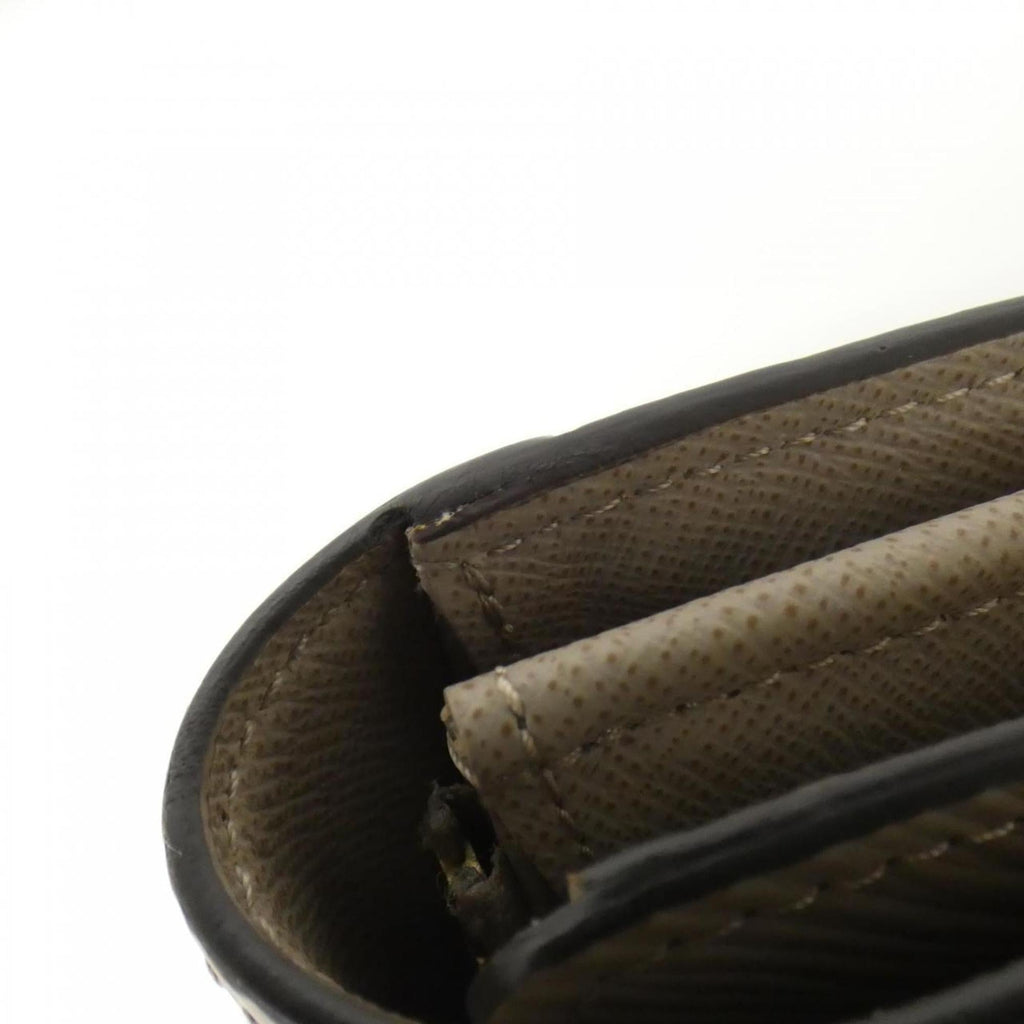 Louis Vuitton Beige Leather Long Wallet (Bi-Fold) (Pre-Owned)