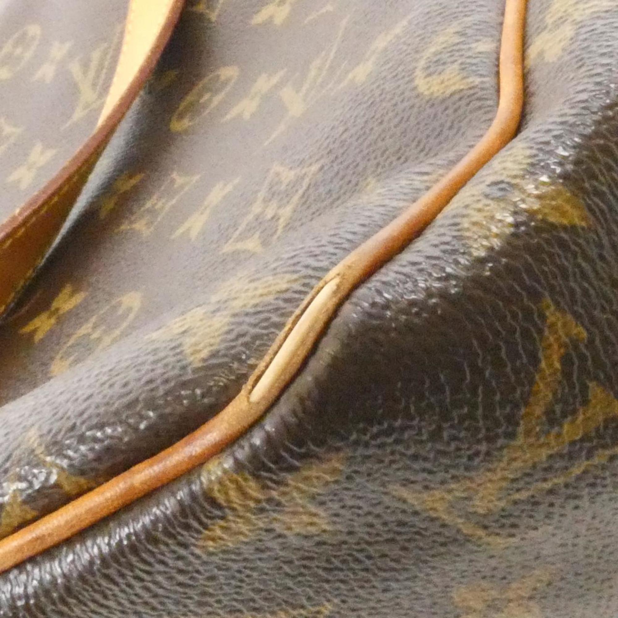 Louis Vuitton Brown Coated Canvas Shoulder Bag (Pre-Owned)