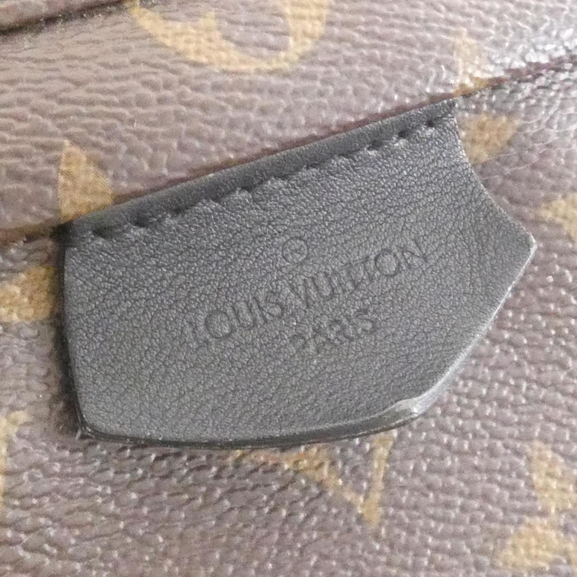 Louis Vuitton Marron Coated Canvas Backpack (Pre-Owned)