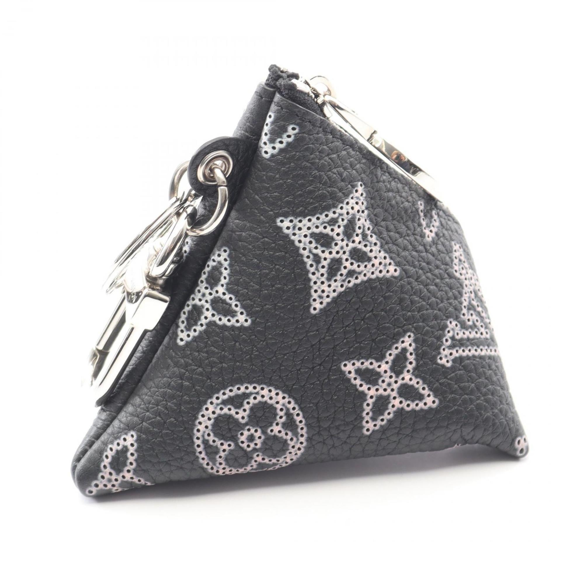 Louis Vuitton Black Noir Pink Mahina Leather Pouch (Pre-Owned)
