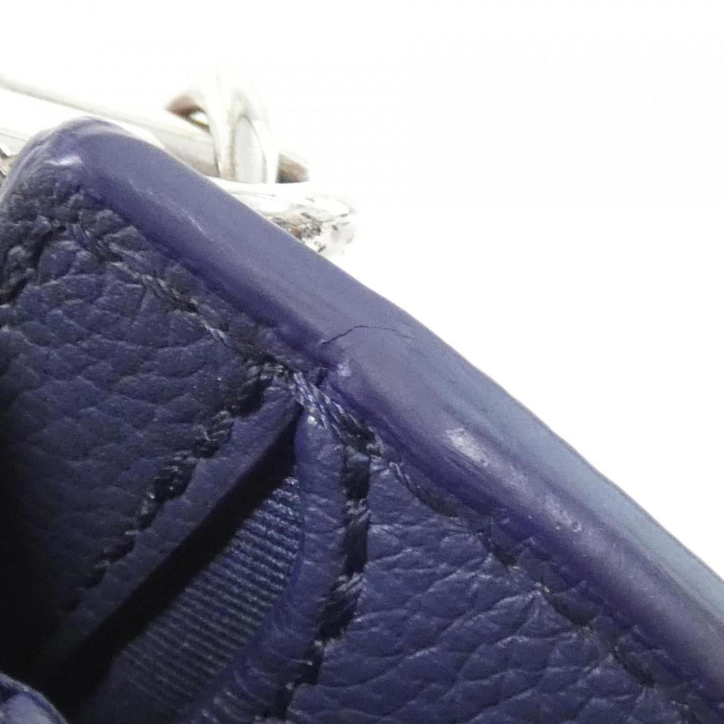 Louis Vuitton Blue Navy Leather Handbag (Pre-Owned)