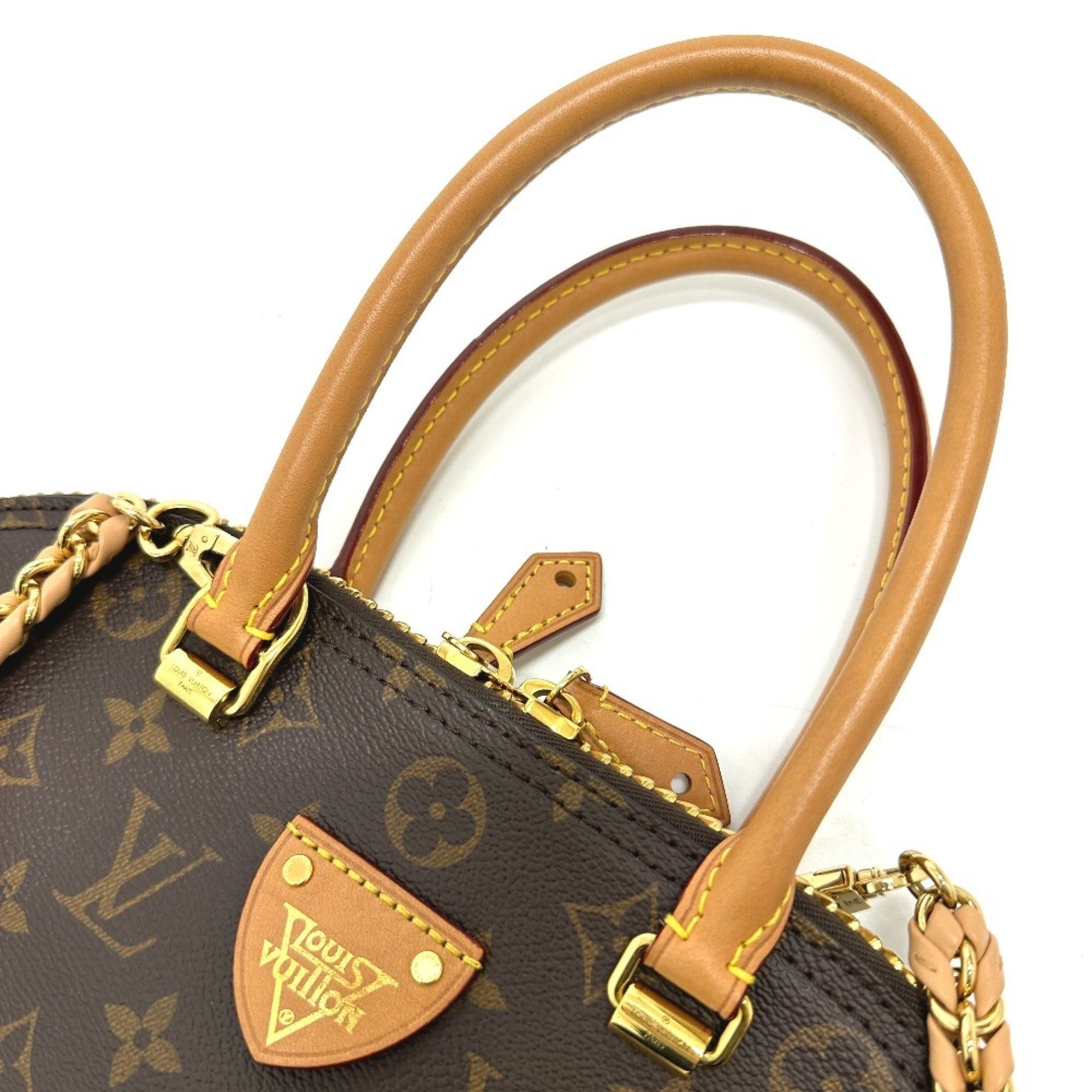 Louis Vuitton Brown Monogram Monogram Handbag Shoulder Bag (Pre-Owned)