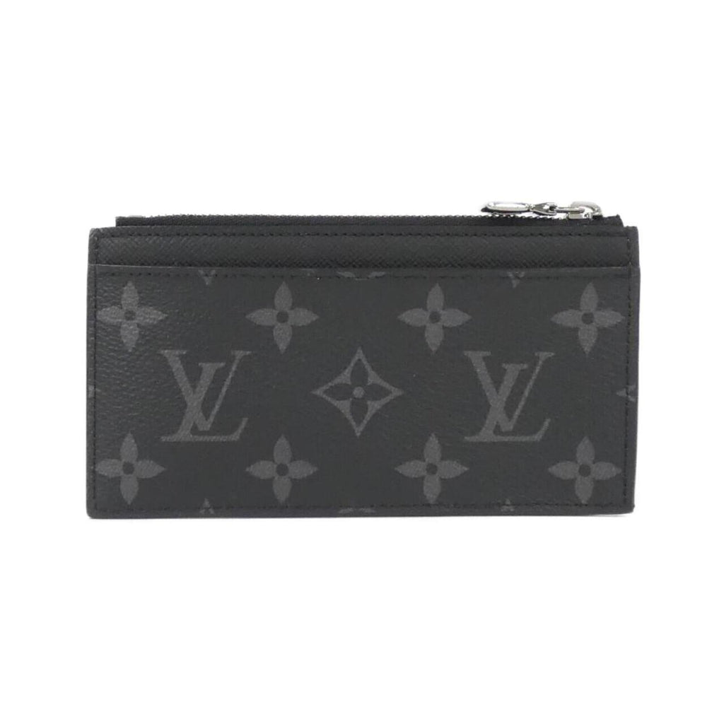 Louis Vuitton Black Gris Coated Canvas Leather Coin Purse/Coin Case (Pre-Owned)
