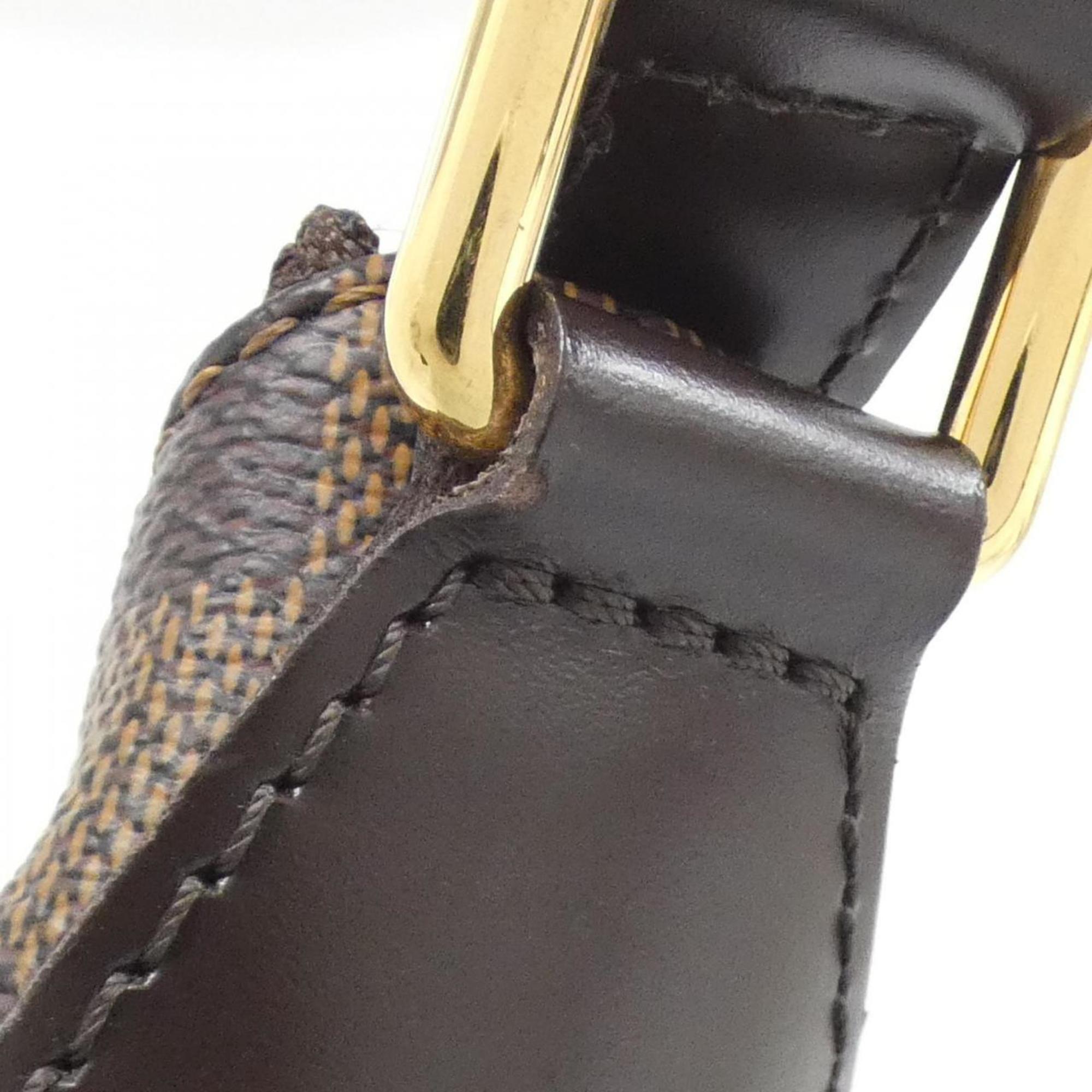 Louis Vuitton Damier Canvas Ebene Coated Canvas Shoulder Bag (Pre-Owned)