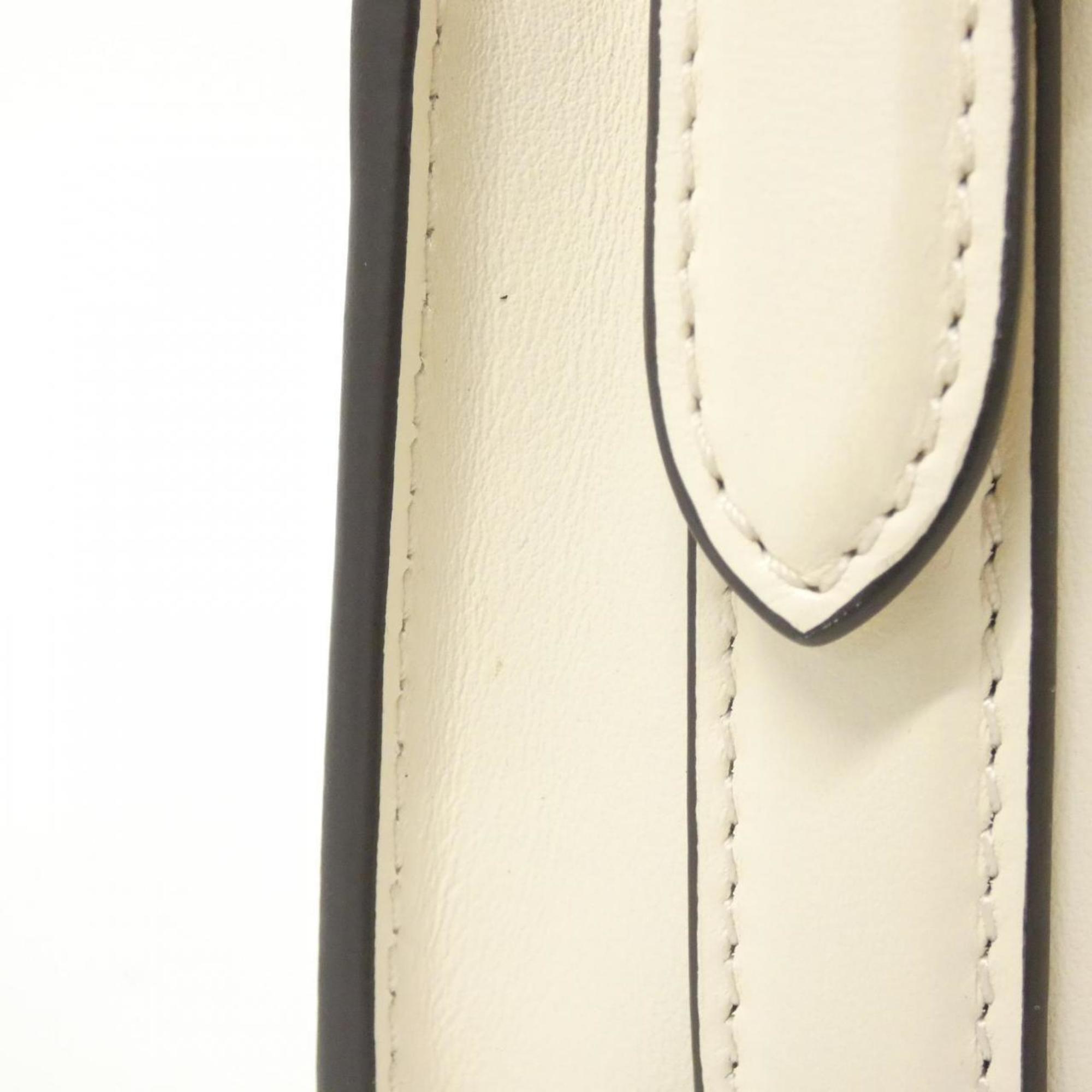 Louis Vuitton Cream Leather Shoulder Bag (Pre-Owned)