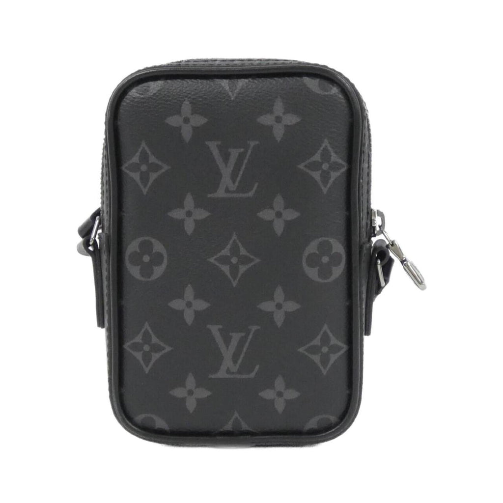 Louis Vuitton Black Coated Canvas Shoulder Bag (Pre-Owned)