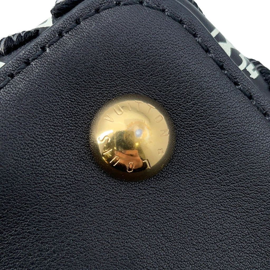 Louis Vuitton Black Noir Leather Handbag (Pre-Owned)