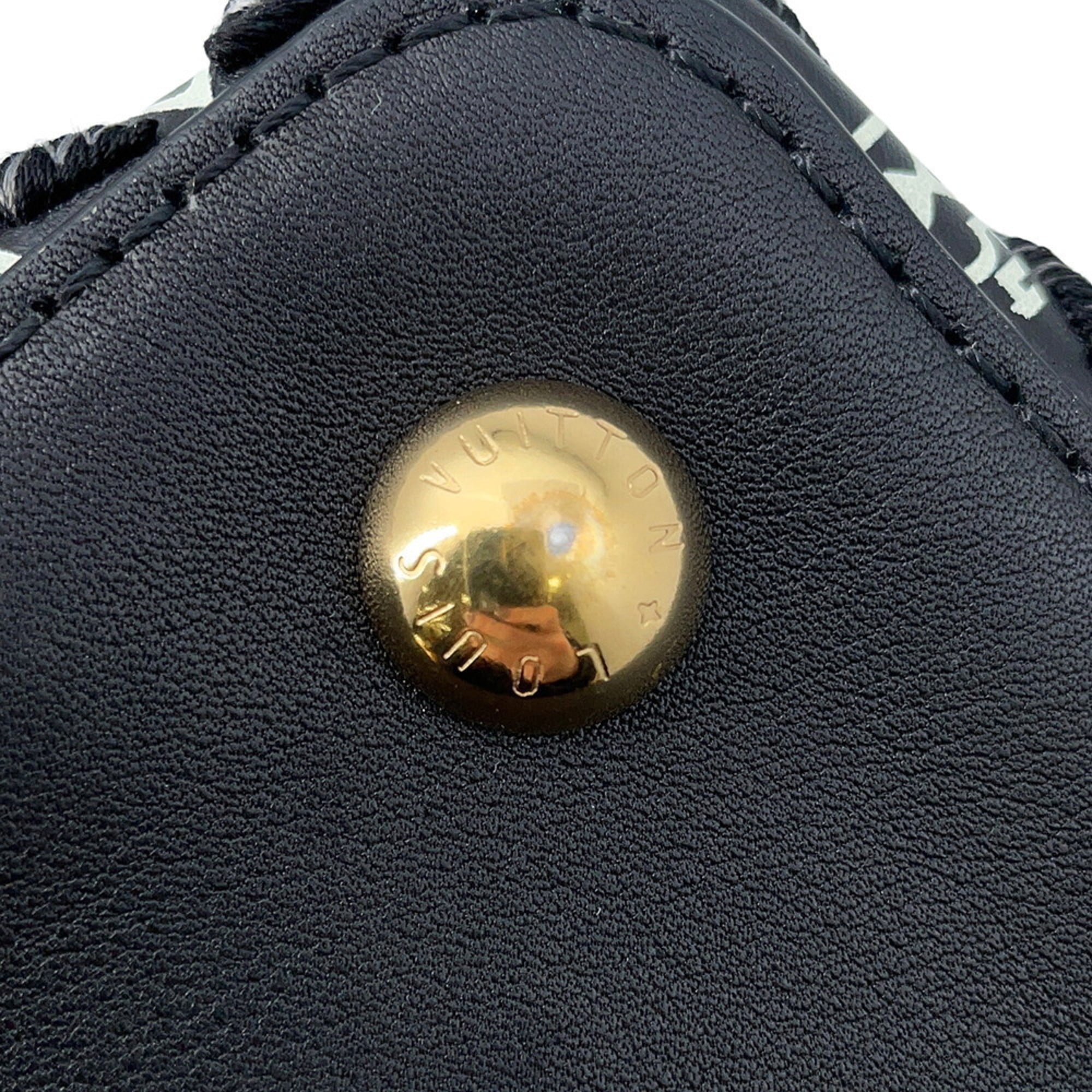 Louis Vuitton Black Noir Leather Handbag (Pre-Owned)