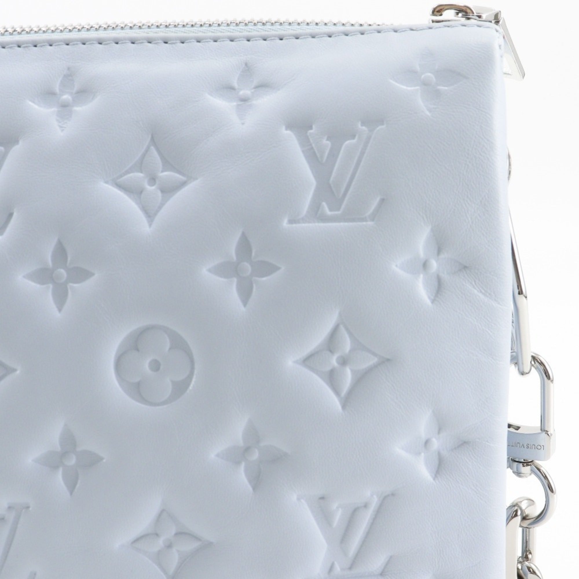 Louis Vuitton Light Blue Monogram Shoulder Bag (Pre-Owned)