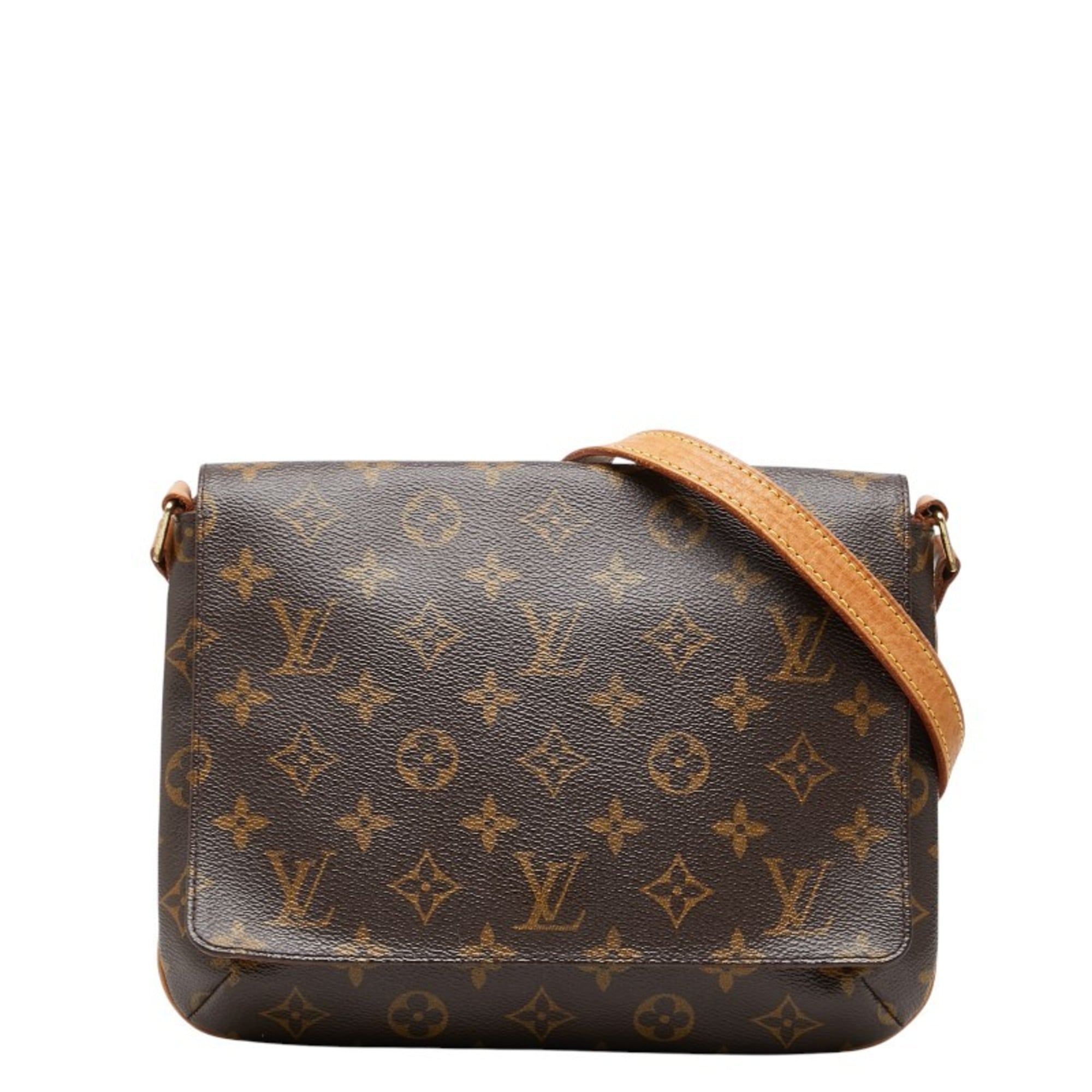 Louis Vuitton Brown Pvc Leather Shoulder Bag (Pre-Owned)