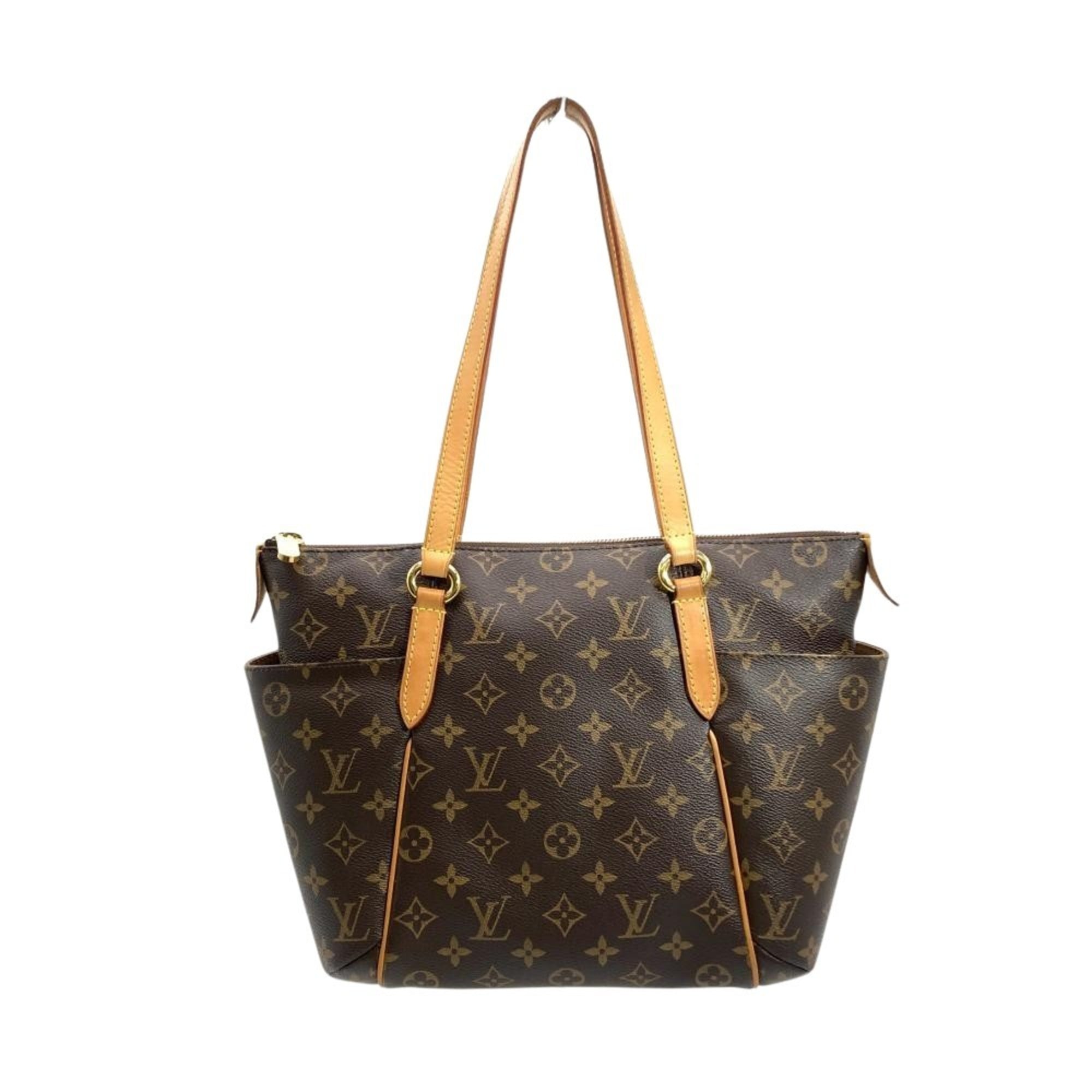 Louis Vuitton Brown Monogram Canvas Tote Bag (Pre-Owned)
