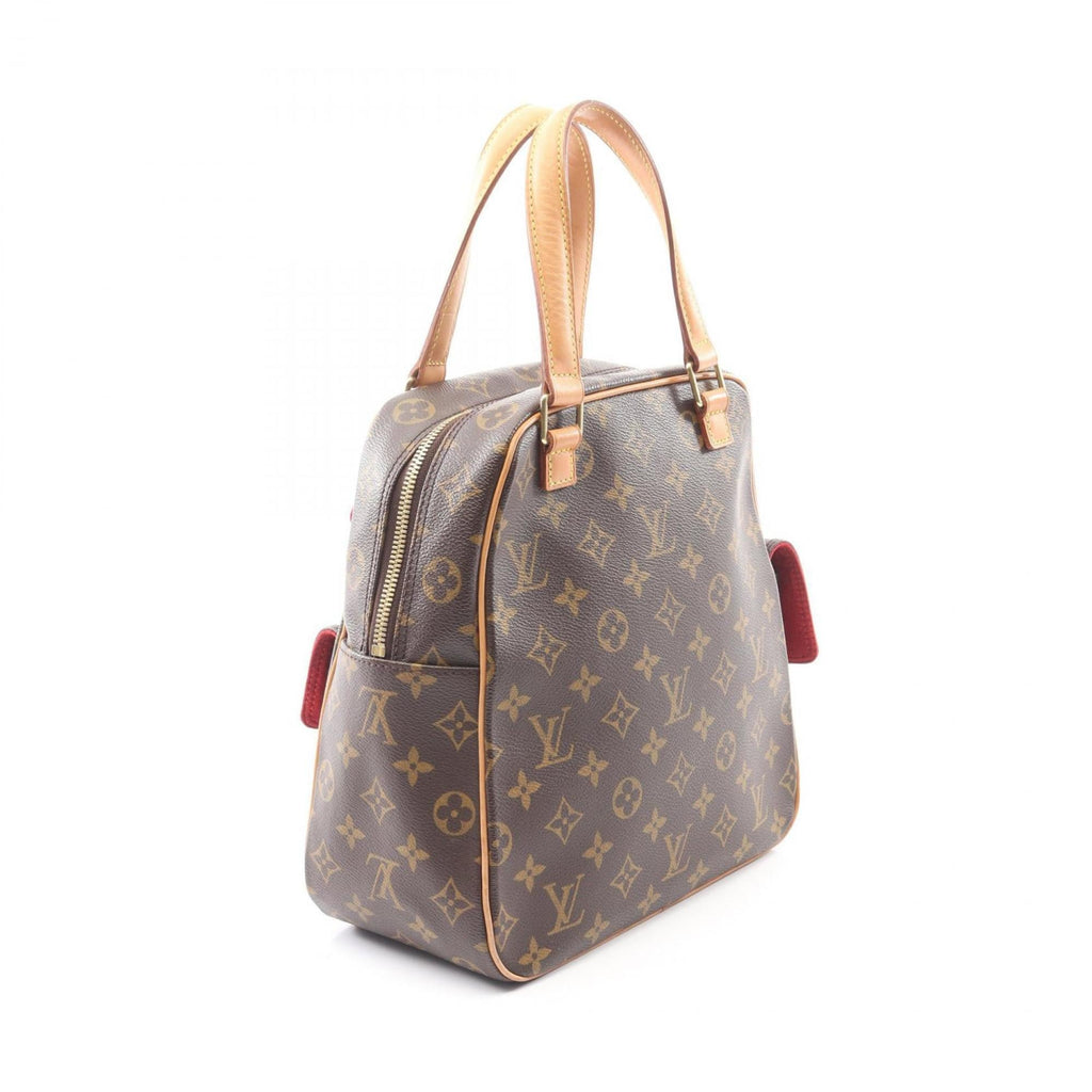 Louis Vuitton Brown Monogram Coated Canvas Leather Handbag (Pre-Owned)