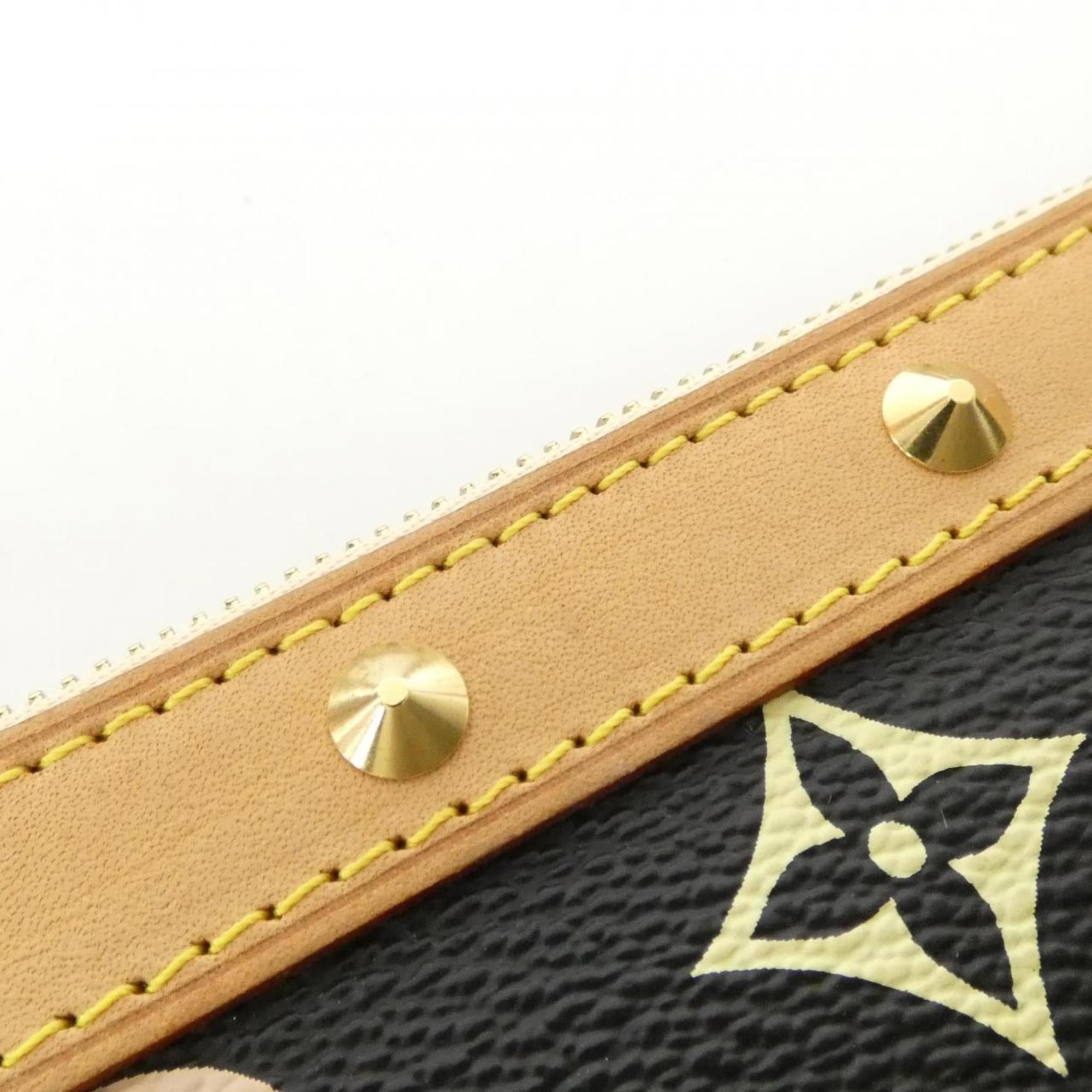 Louis Vuitton Black Multi-Color Coated Canvas Pochette Pouch (Pre-Owned)