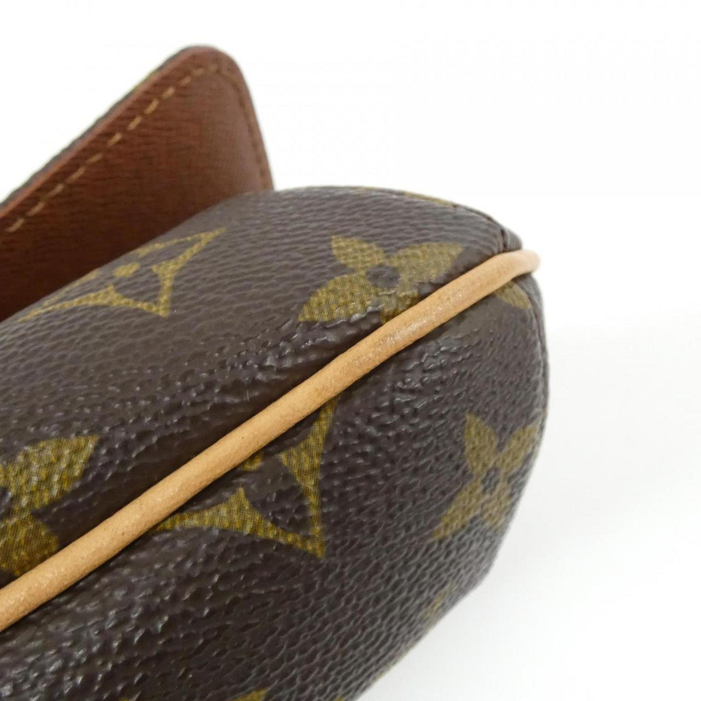 Louis Vuitton Marron Coated Canvas Shoulder Bag (Pre-Owned)