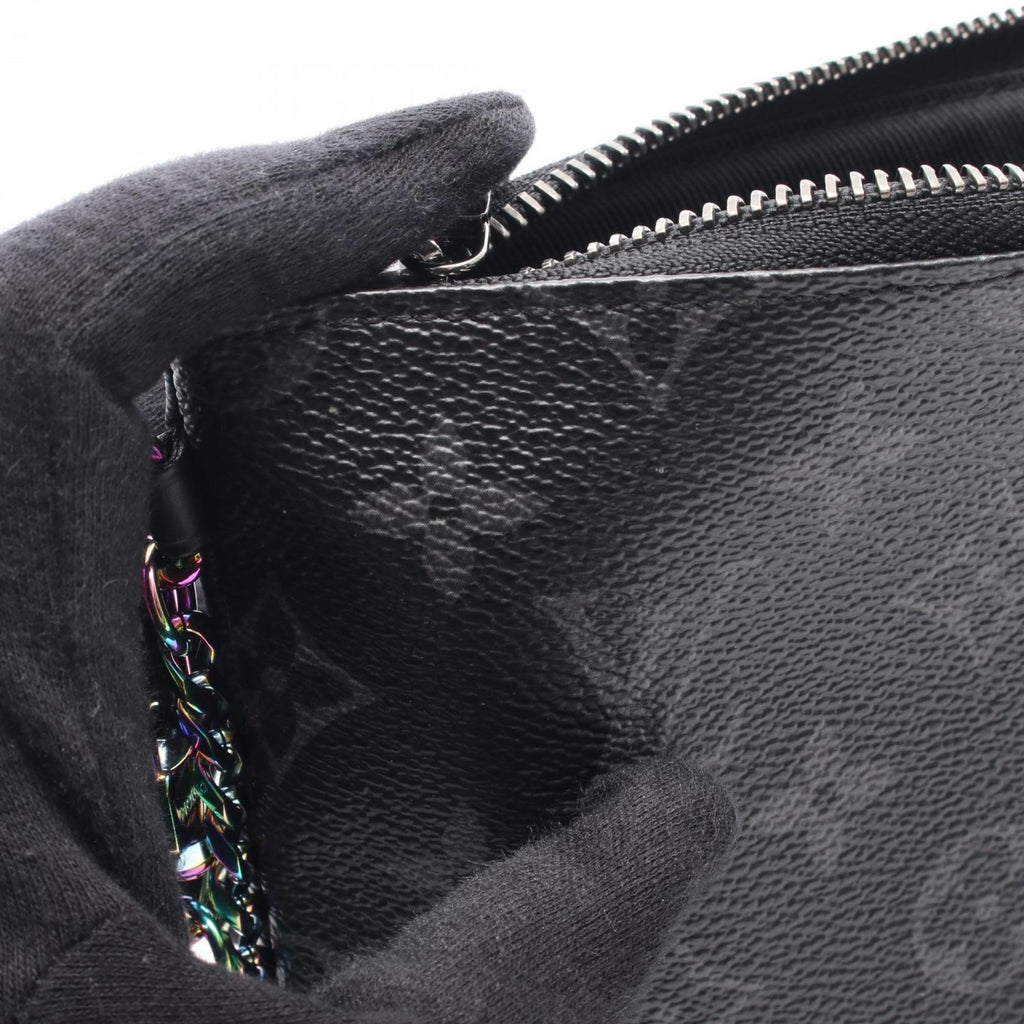 Louis Vuitton Black Monogram Eclipse Pvc Pouch (Pre-Owned)