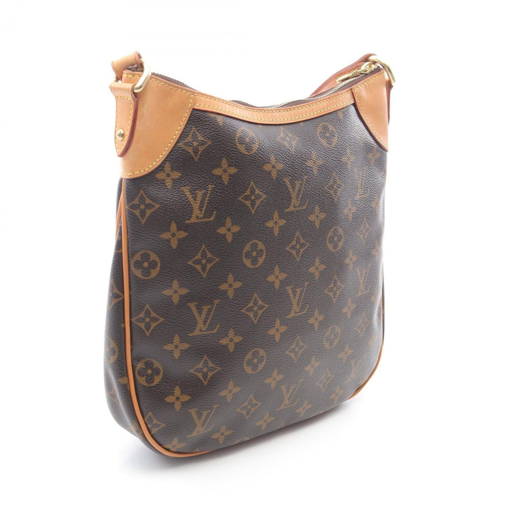 Louis Vuitton Brown Coated Canvas Leather Shoulder Bag (Pre-Owned)