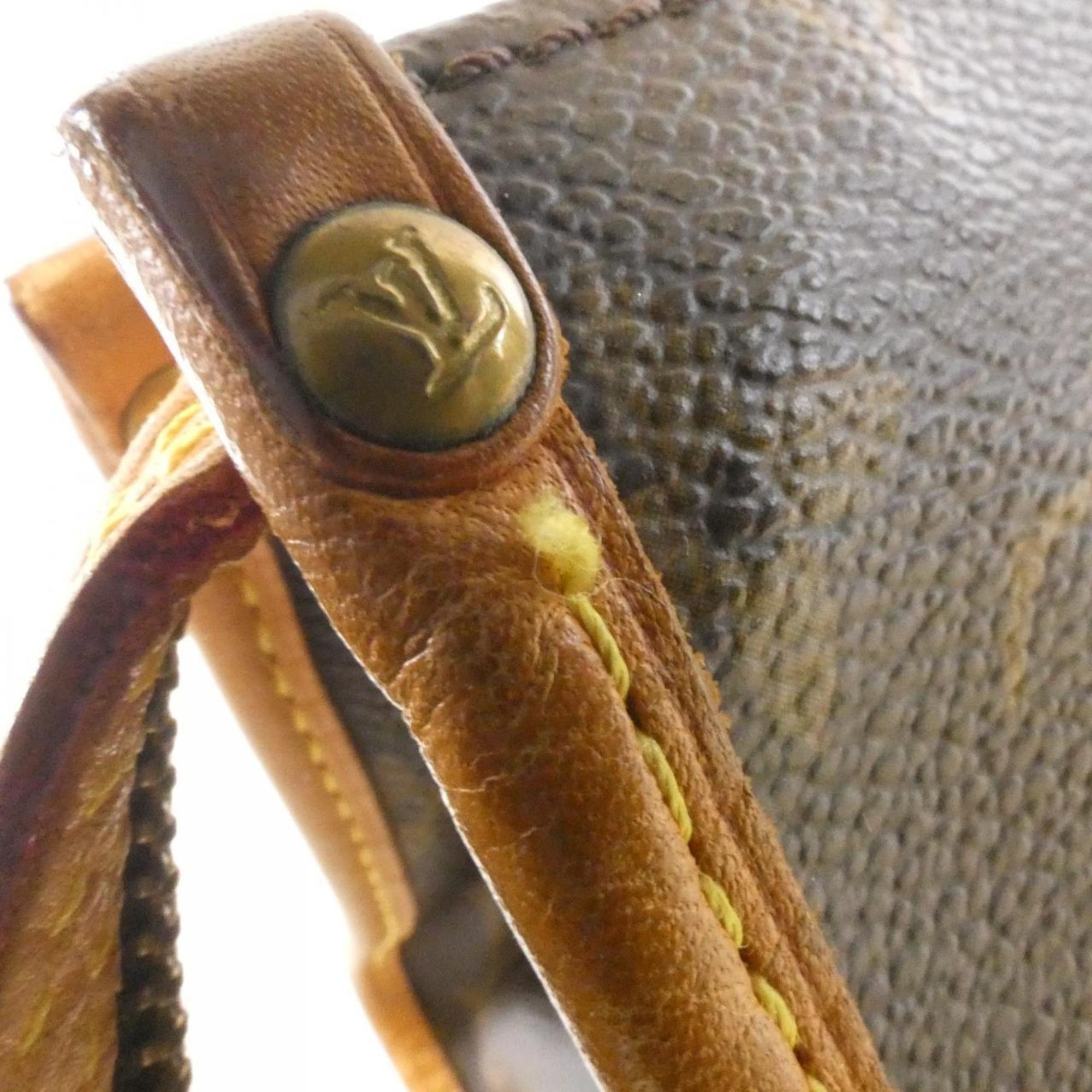Louis Vuitton Brown Coated Canvas Handbag (Pre-Owned)