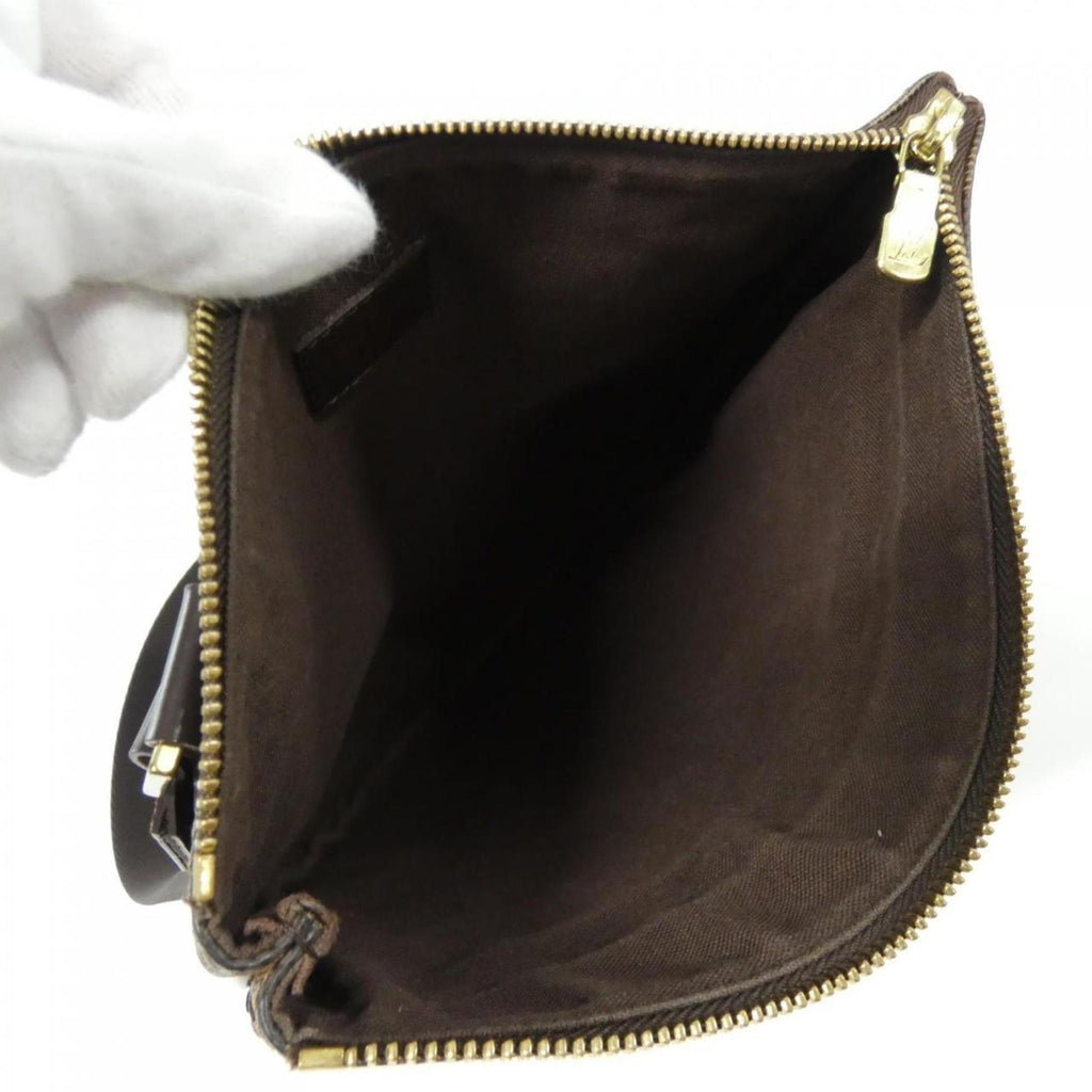 Louis Vuitton Brown Coated Canvas Pochette Shoulder Bag (Pre-Owned)