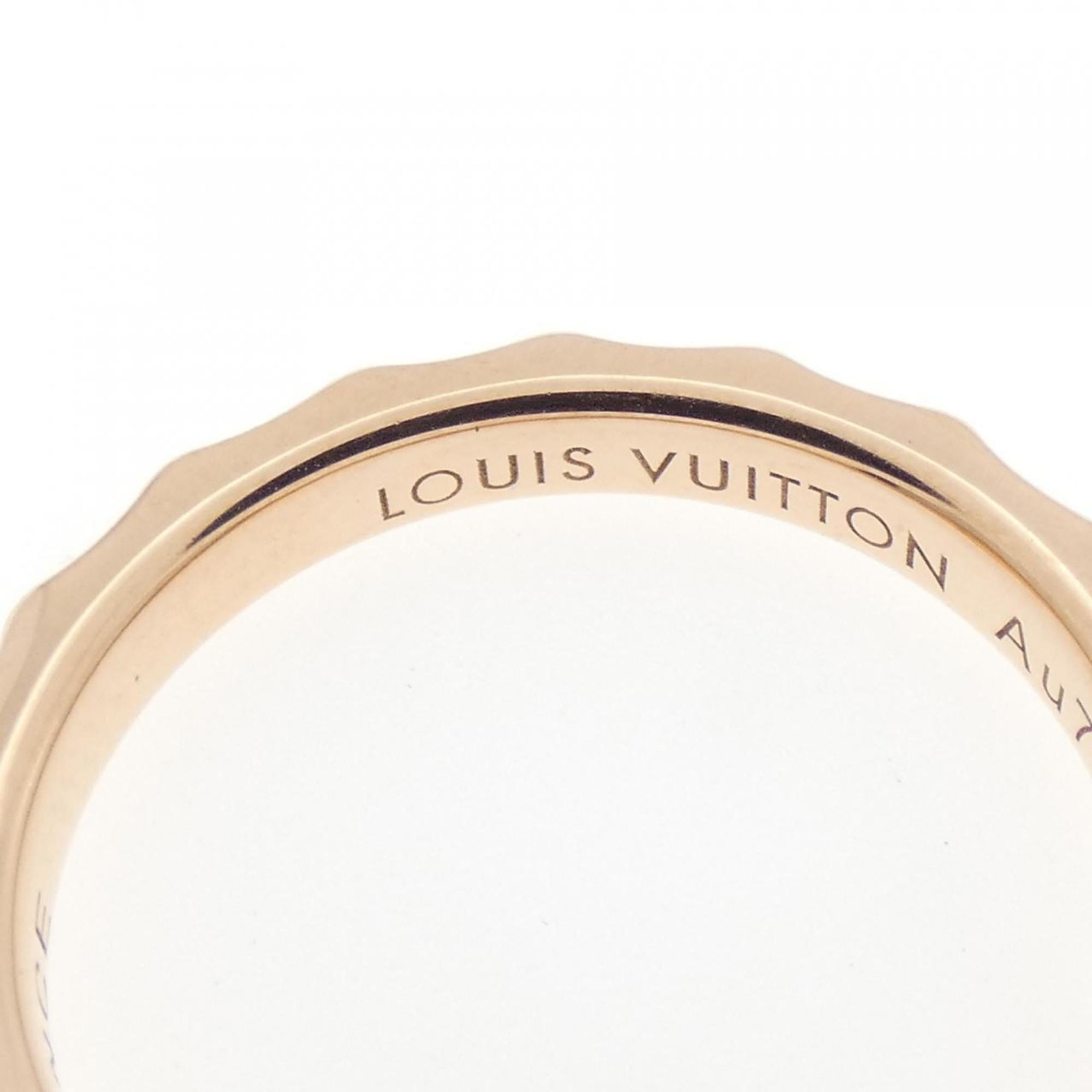 Louis Vuitton Pink Gold Pink Gold (18K) Band Ring (Pre-Owned)