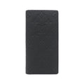 Louis Vuitton Black Leather Long Wallet (Bi-Fold) (Pre-Owned)