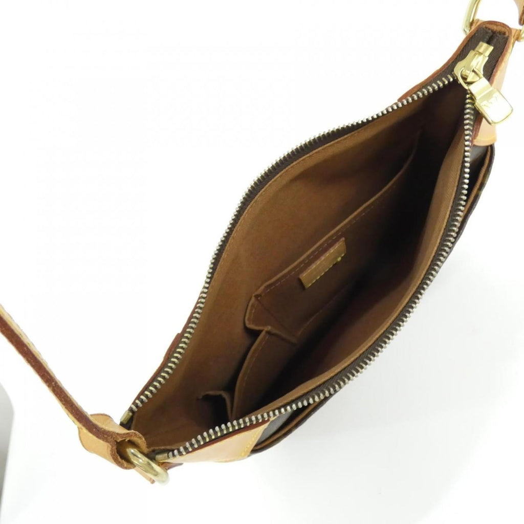 Louis Vuitton Marron Coated Canvas Shoulder Bag (Pre-Owned)