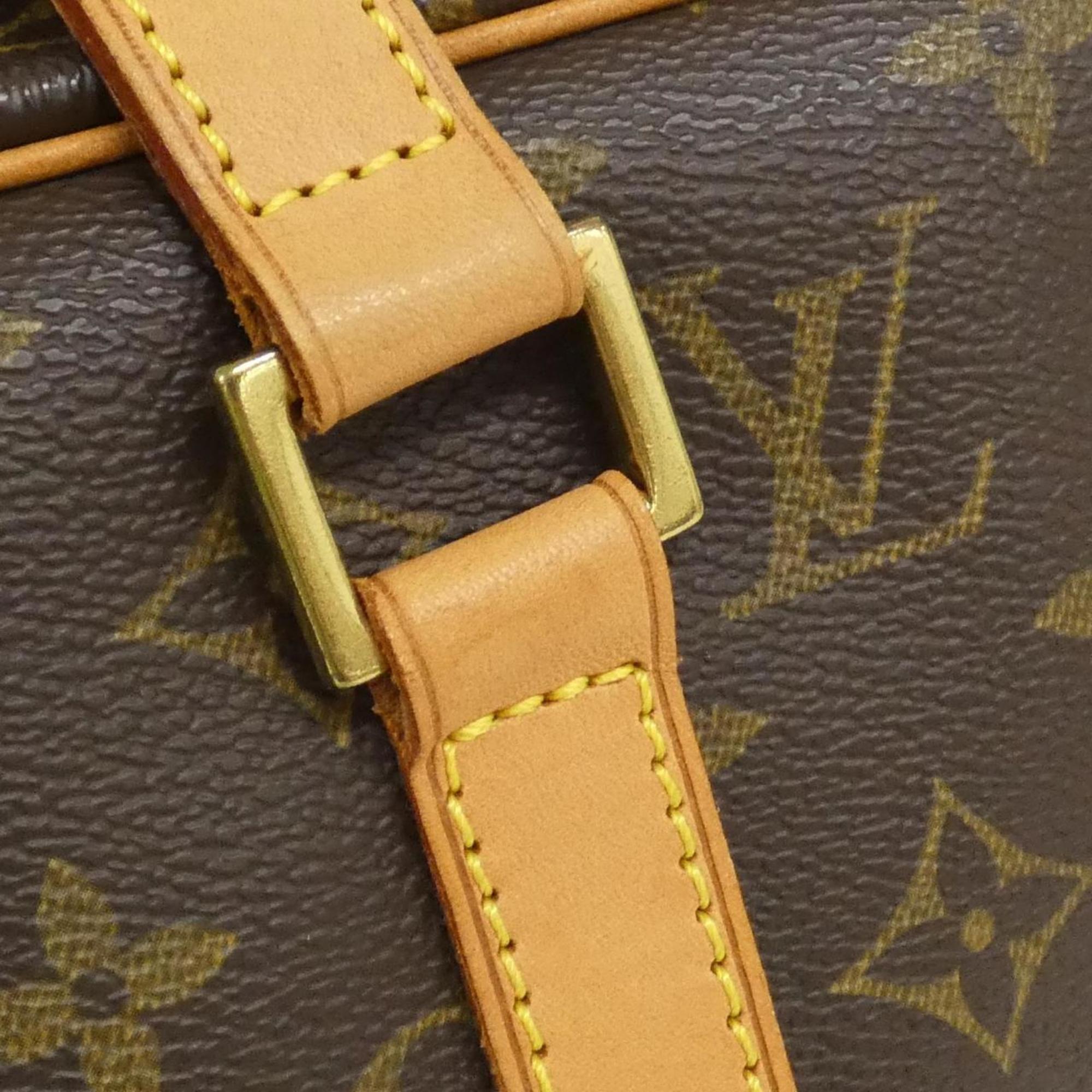 Louis Vuitton Marron Coated Canvas Shoulder Bag (Pre-Owned)