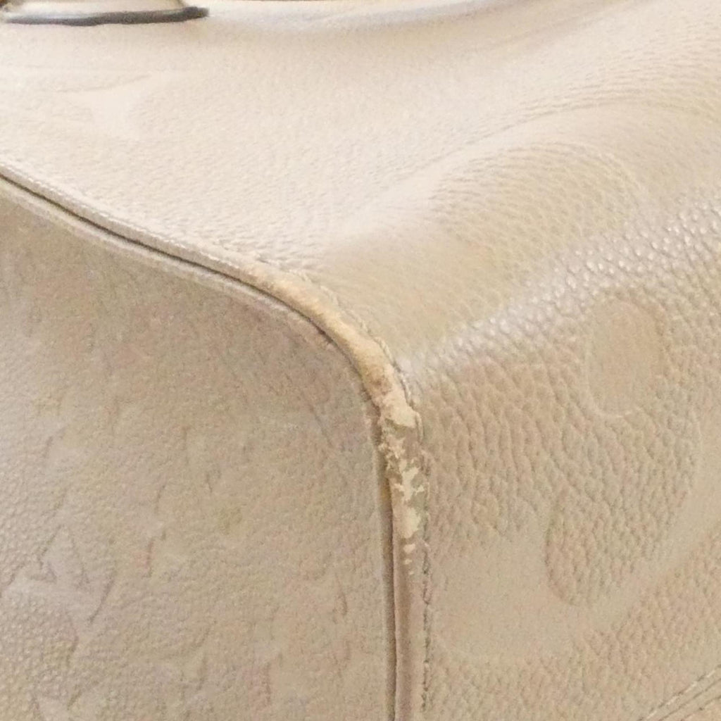 Louis Vuitton Beige Tourterelle Leather Handbag (Pre-Owned)