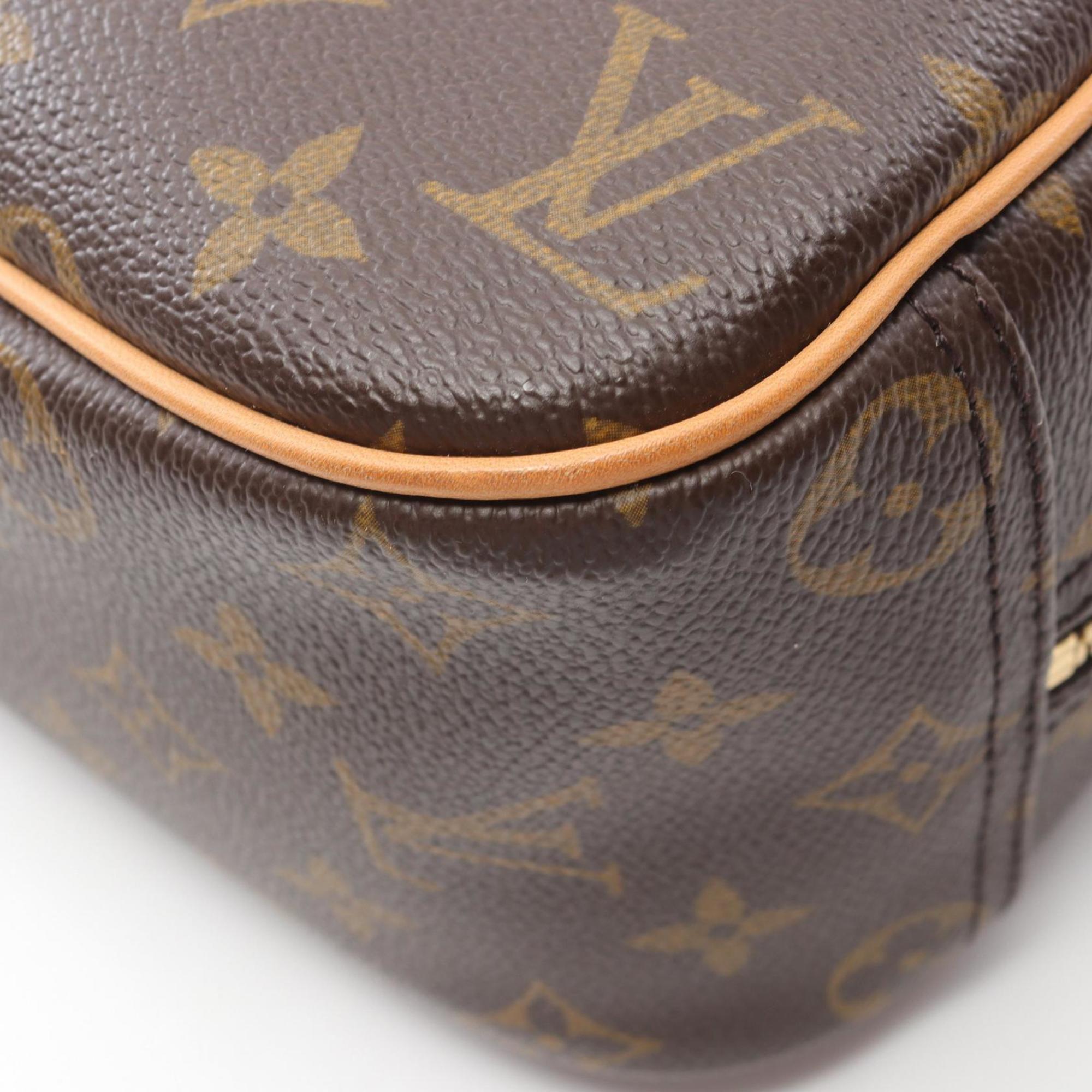 Louis Vuitton Brown Monogram Coated Canvas Handbag (Pre-Owned)