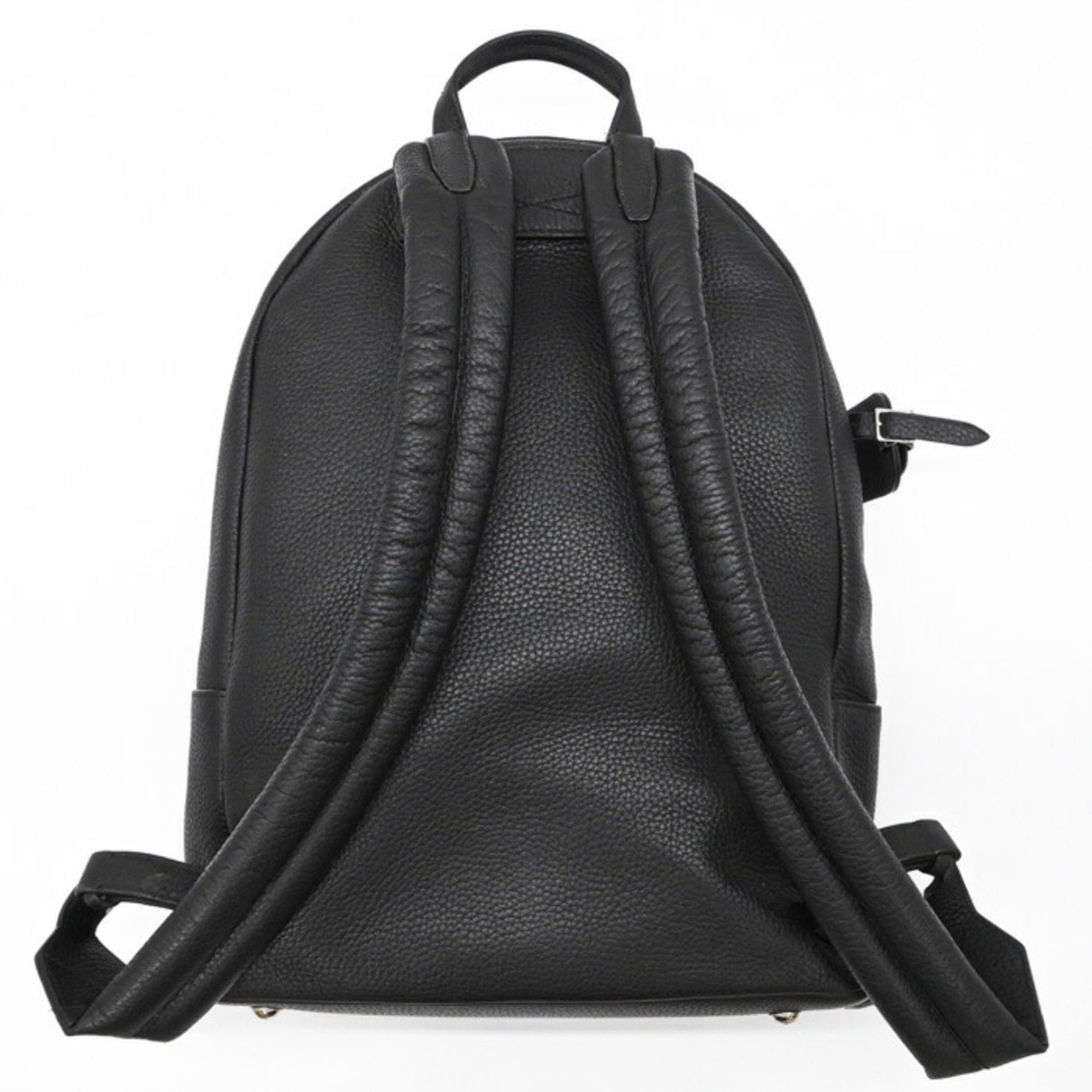 Louis Vuitton Black Leather Backpack (Pre-Owned)