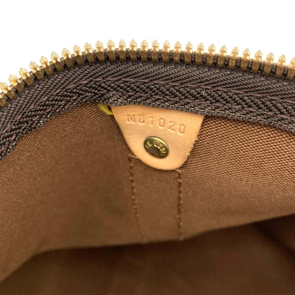 Louis Vuitton Monogram Brown Monogram Leather Boston Bag (Pre-Owned)