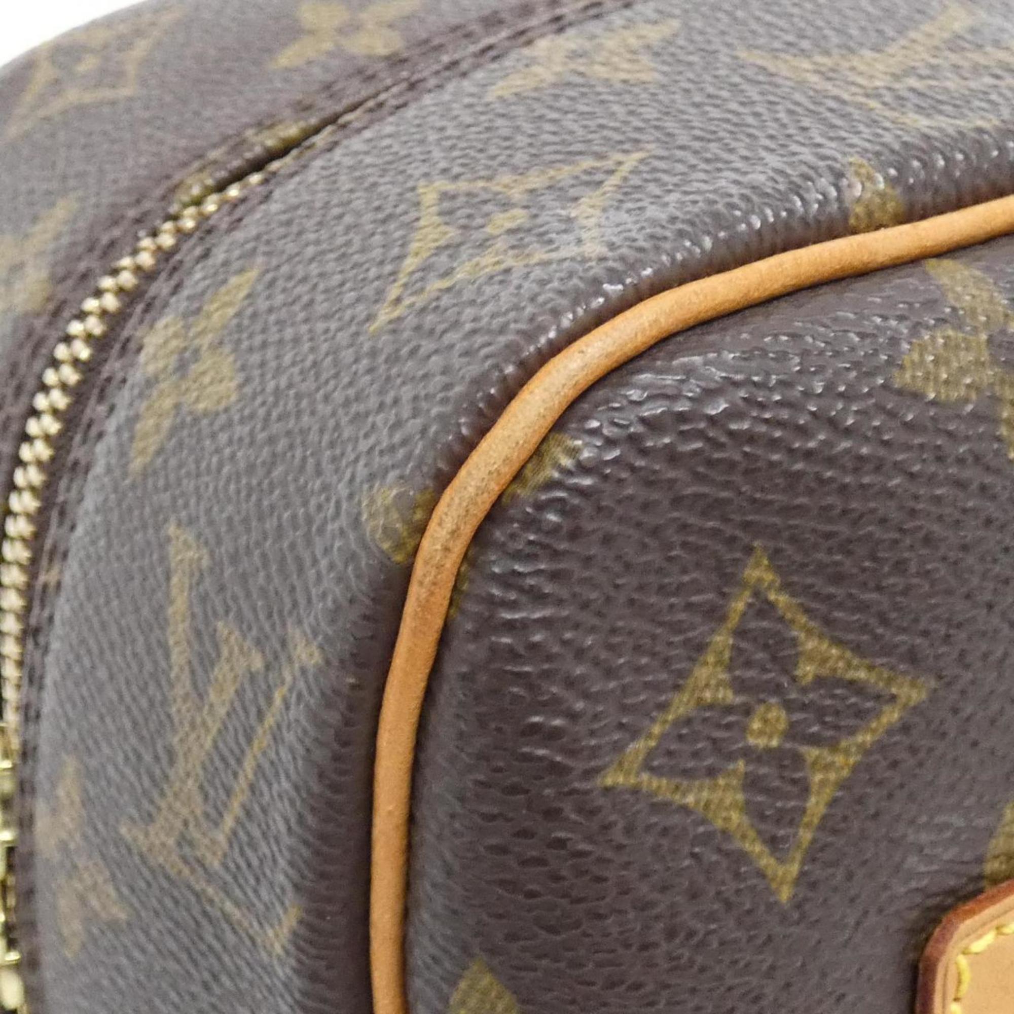 Louis Vuitton Monogram Marron Coated Canvas Shoulder Bag (Pre-Owned)