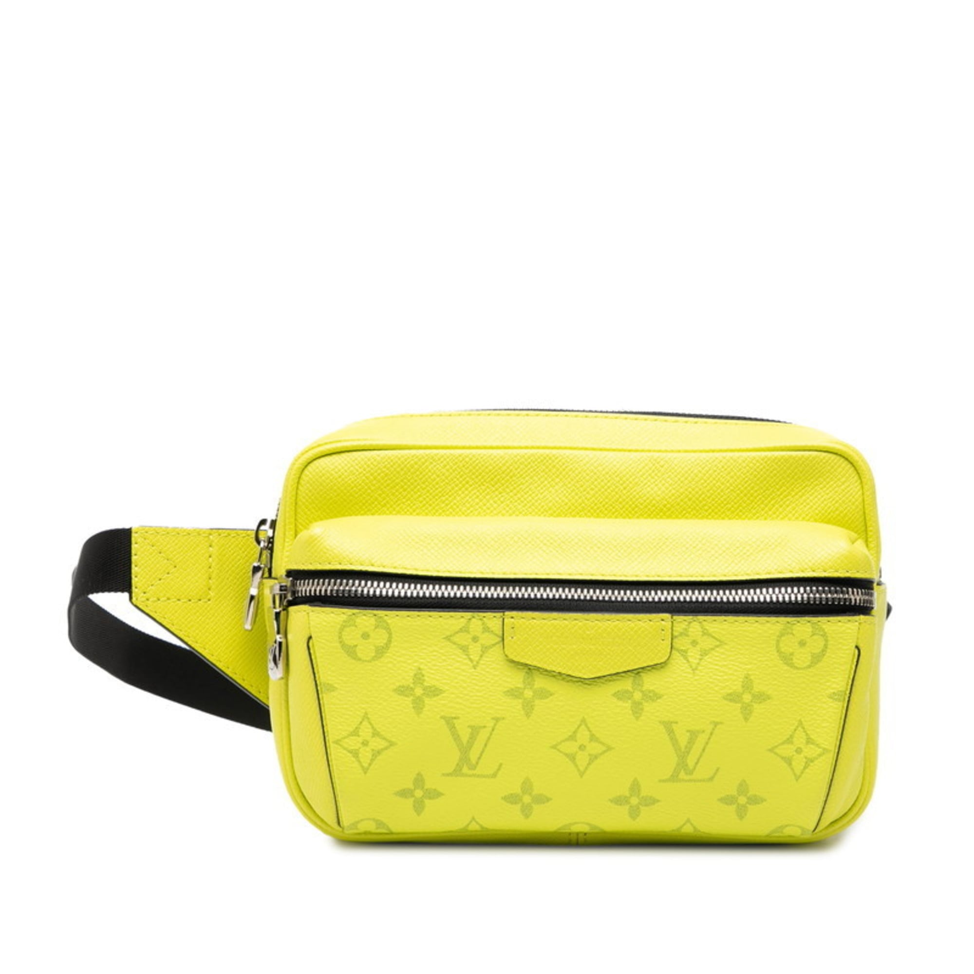 Louis Vuitton Taigarama Jaune Yellow Pvc Leather Sling Bag (Pre-Owned)