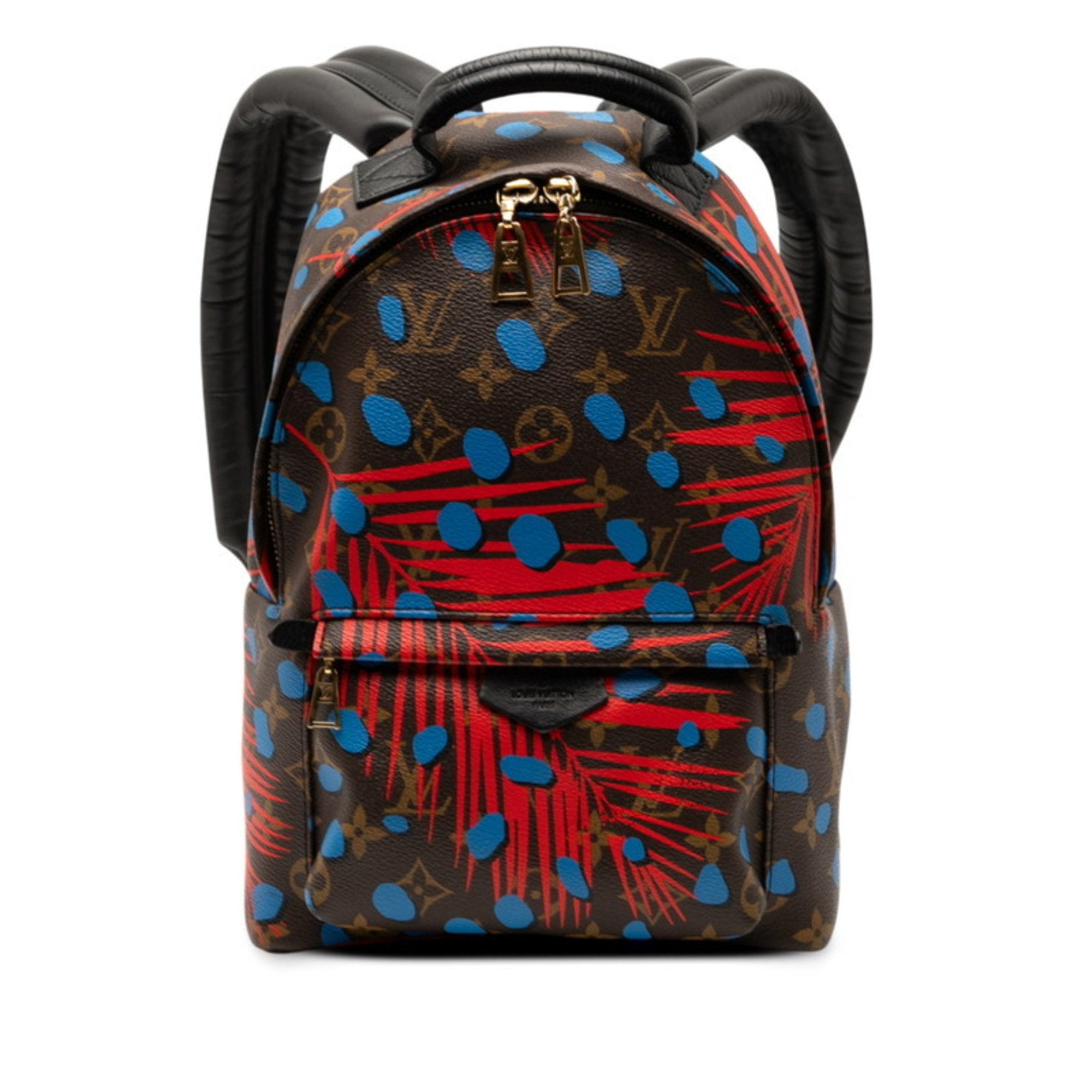 Louis Vuitton Brown Multi-Color Red Color Pvc Leather Backpack (Pre-Owned)
