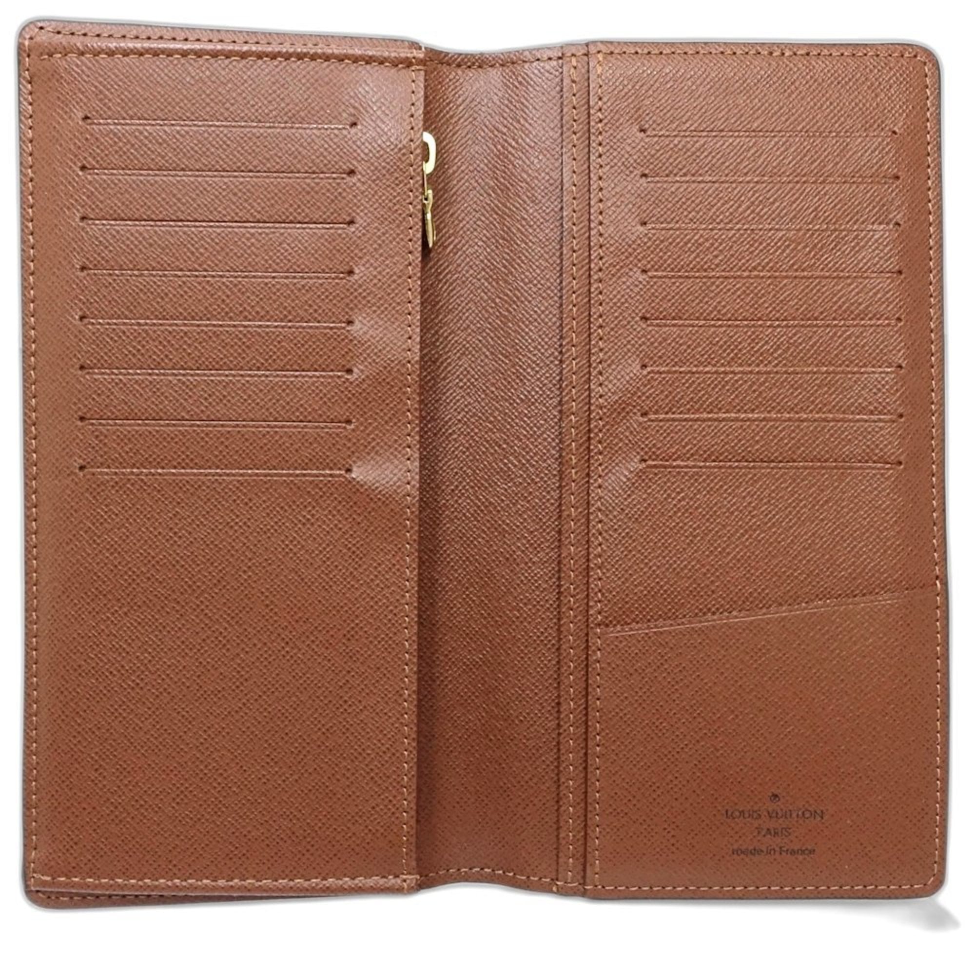 Louis Vuitton Brown Monogram Monogram Long Wallet (Bi-Fold) (Pre-Owned)