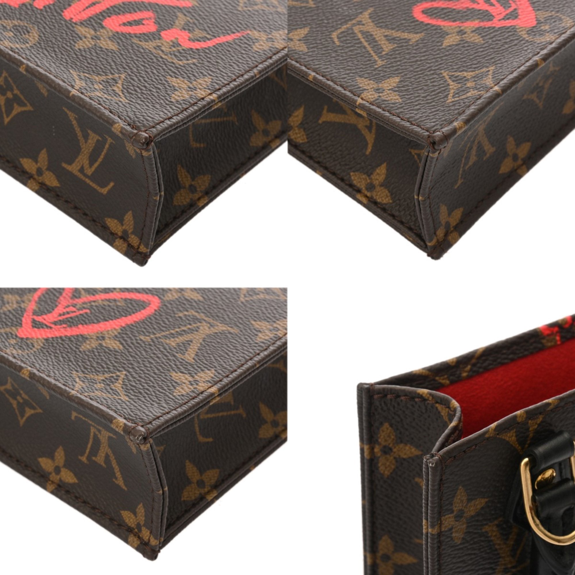 Louis Vuitton Brown Monogram Canvas Handbag (Pre-Owned)