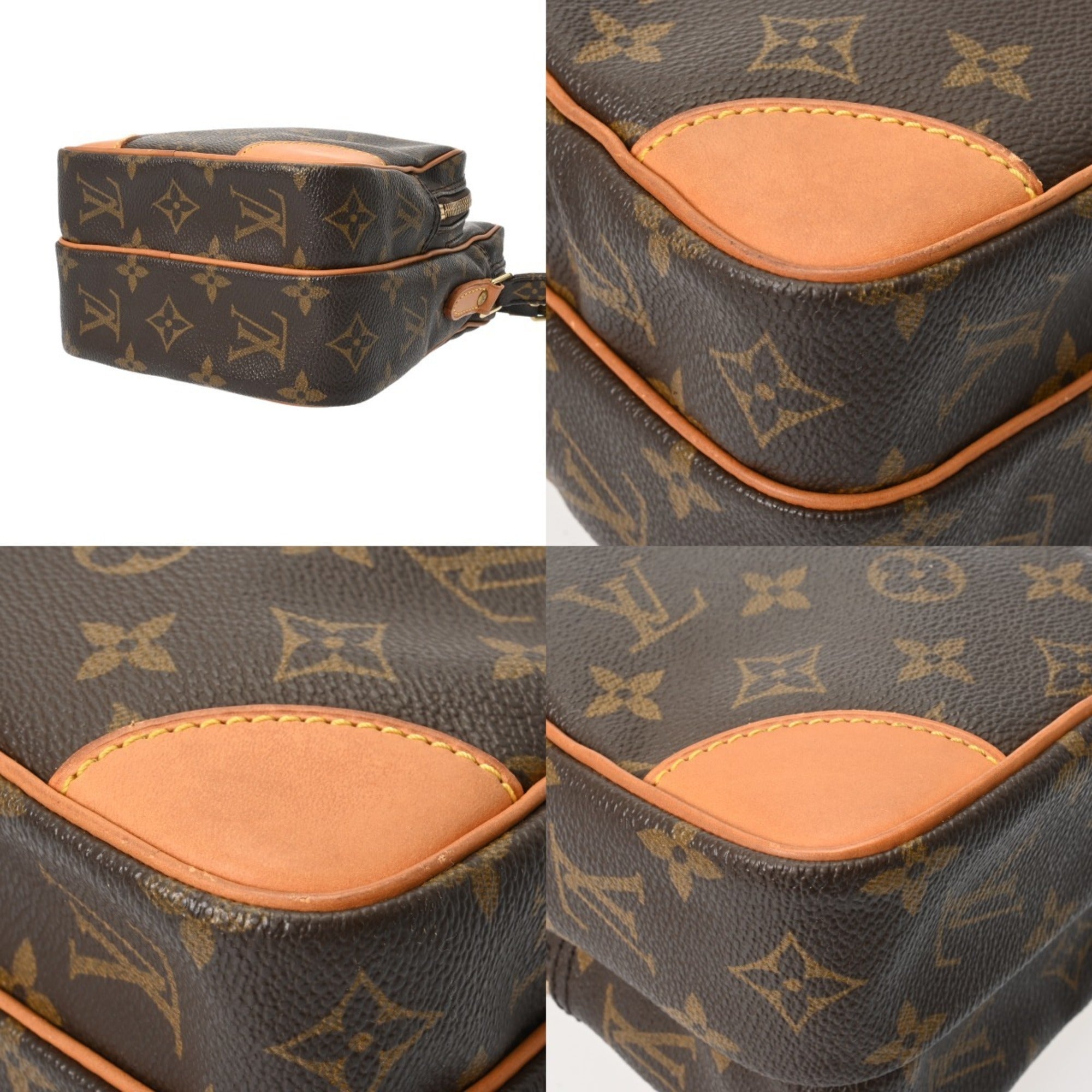 Louis Vuitton Brown Monogram Canvas Shoulder Bag (Pre-Owned)
