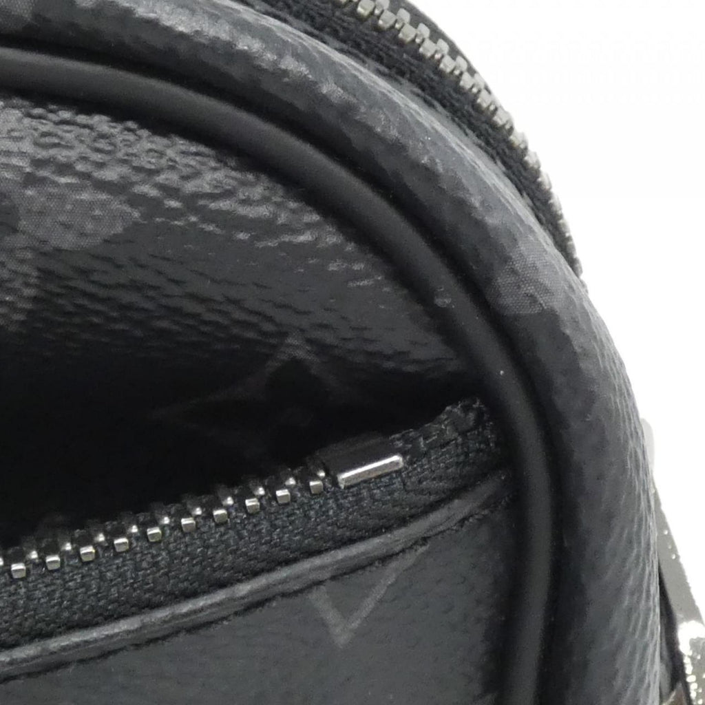 Louis Vuitton Black Coated Canvas Shoulder Bag (Pre-Owned)