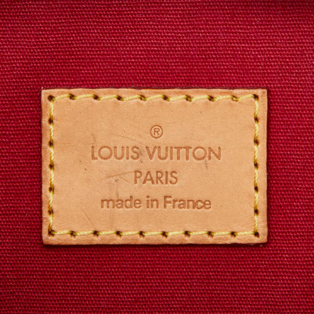 Louis Vuitton Pomme D'amour Red Color Patent Leather Handbag Tote Bag (Pre-Owned)