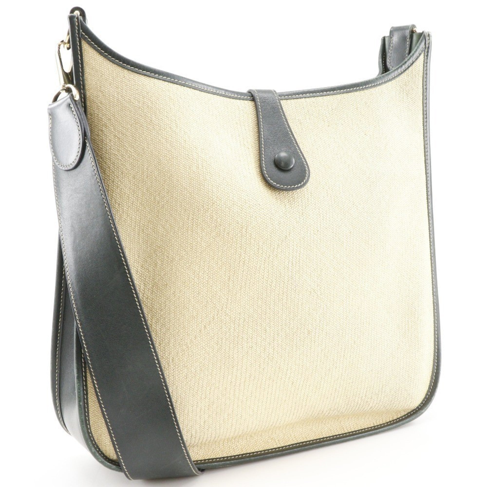 Evelyne Bag Gen I Toile and Leather PM