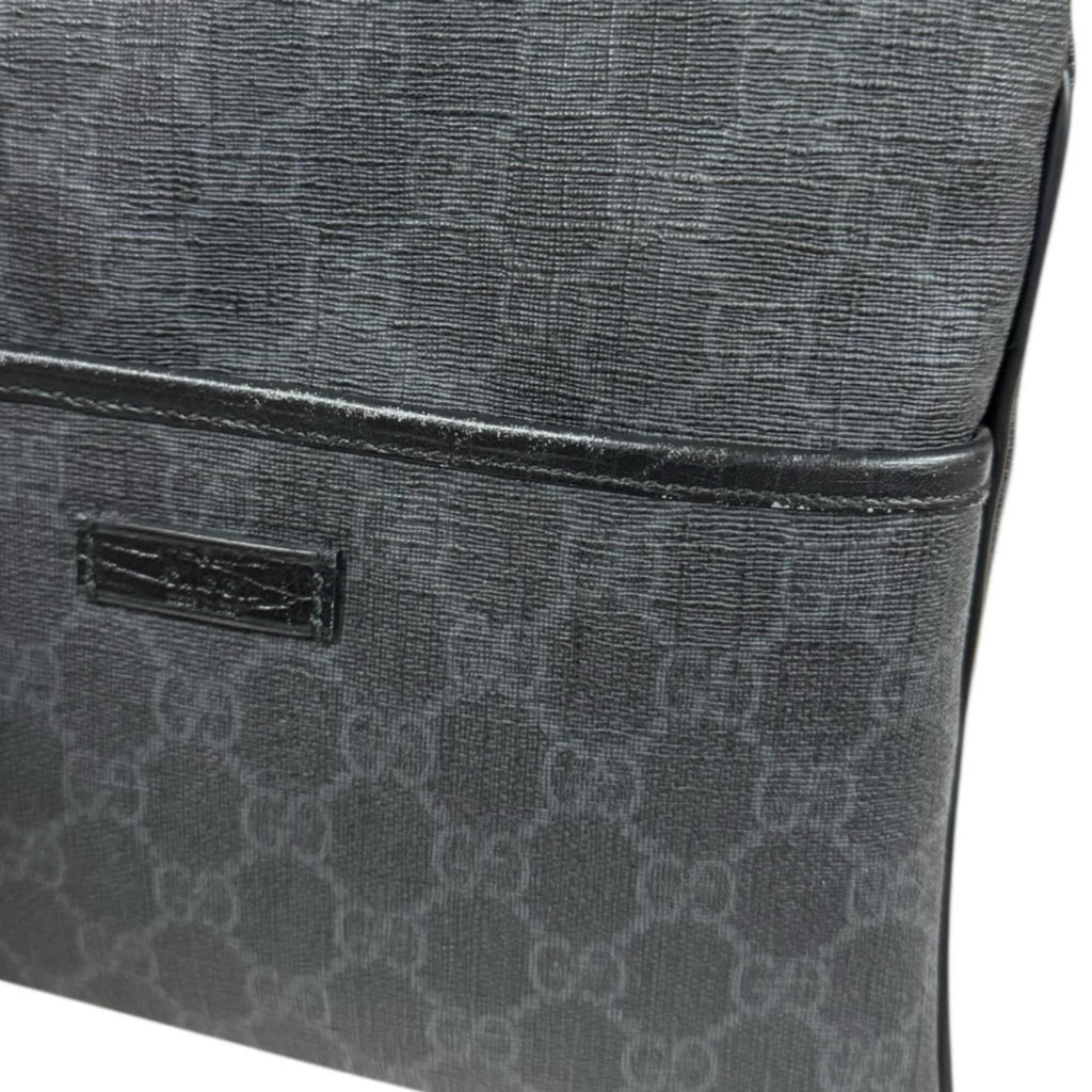 Flat Messenger Bag GG Coated Canvas Small