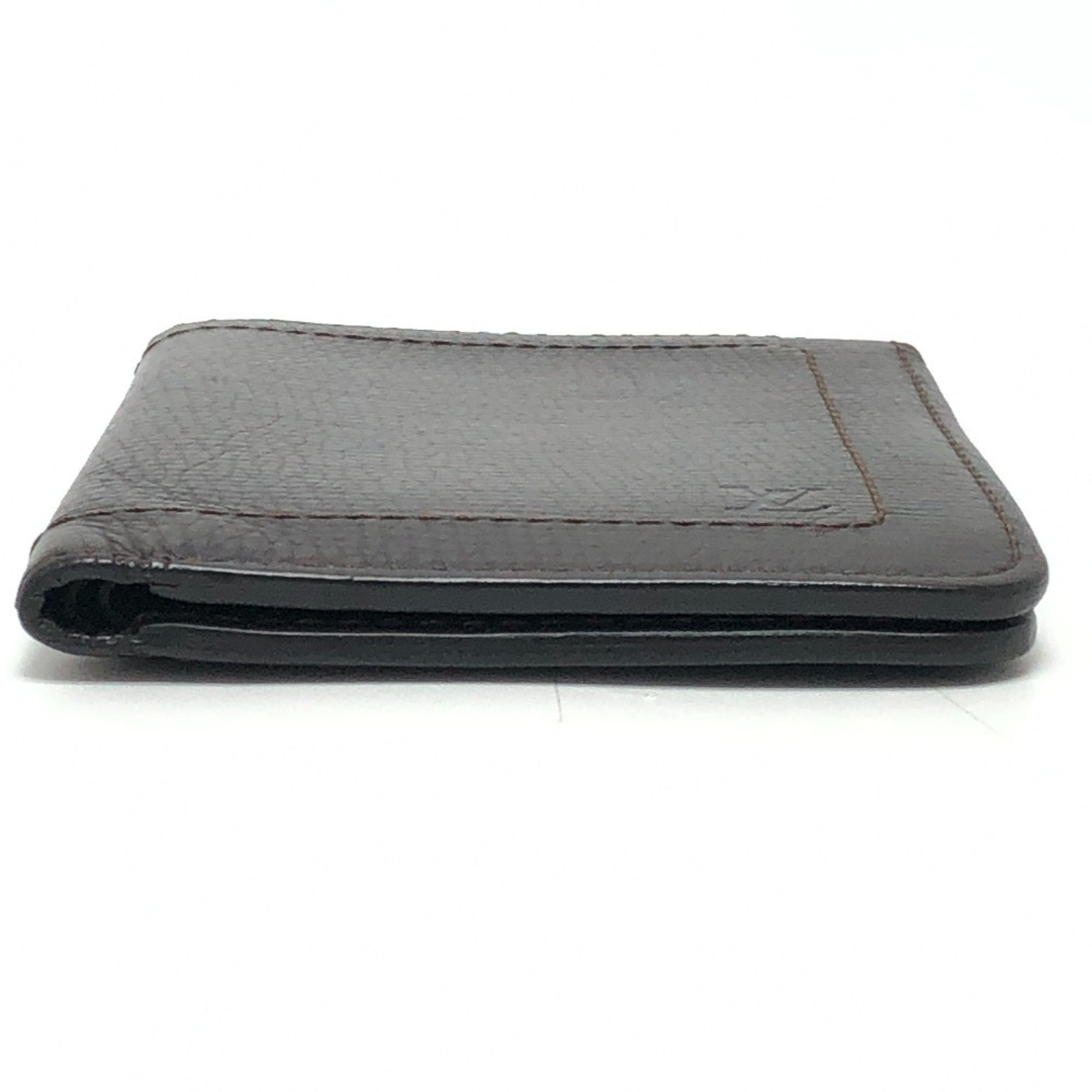 Louis Vuitton Coffee Utah Leather Coin Purse/Coin Case (Pre-Owned)