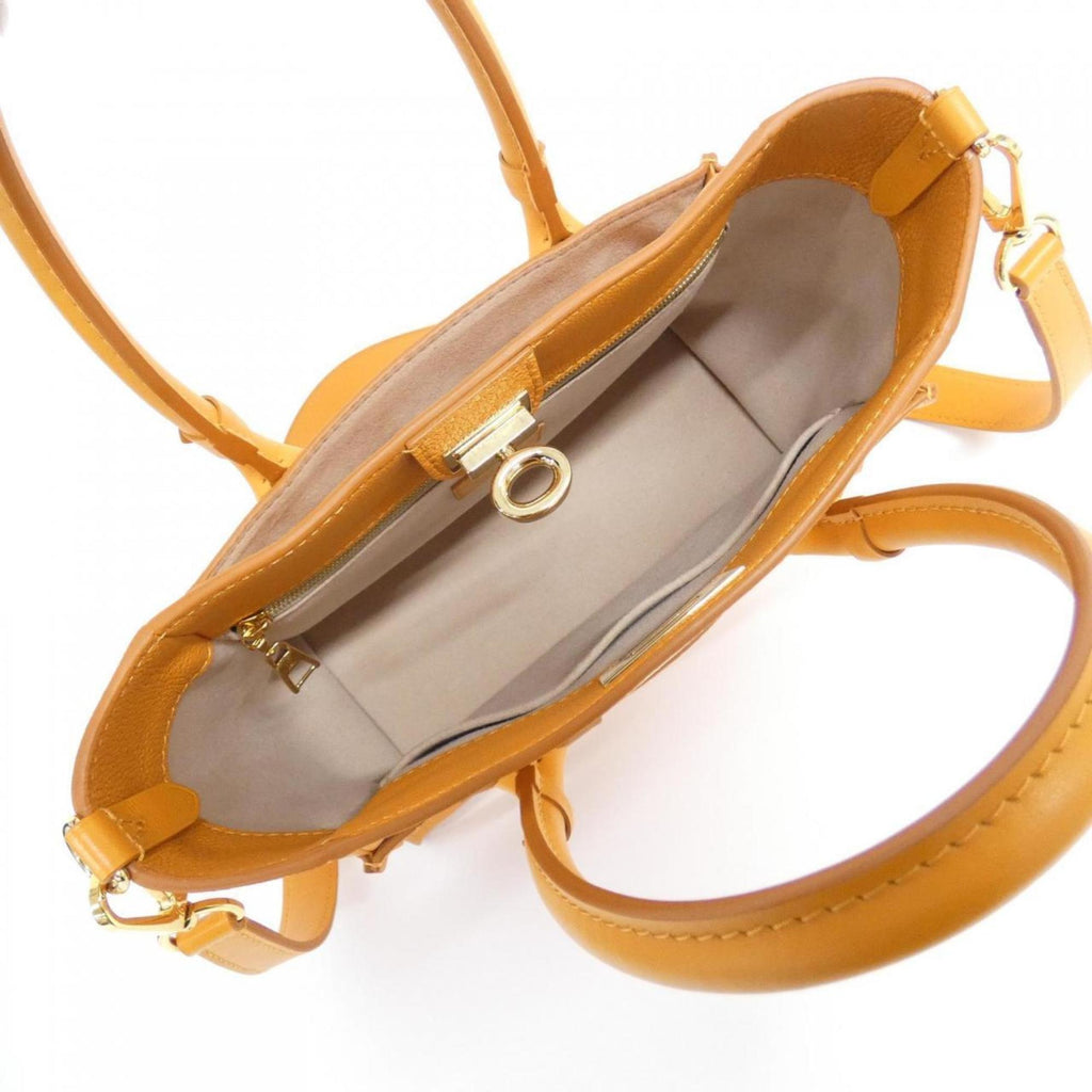 Louis Vuitton Gold Leather Handbag (Pre-Owned)