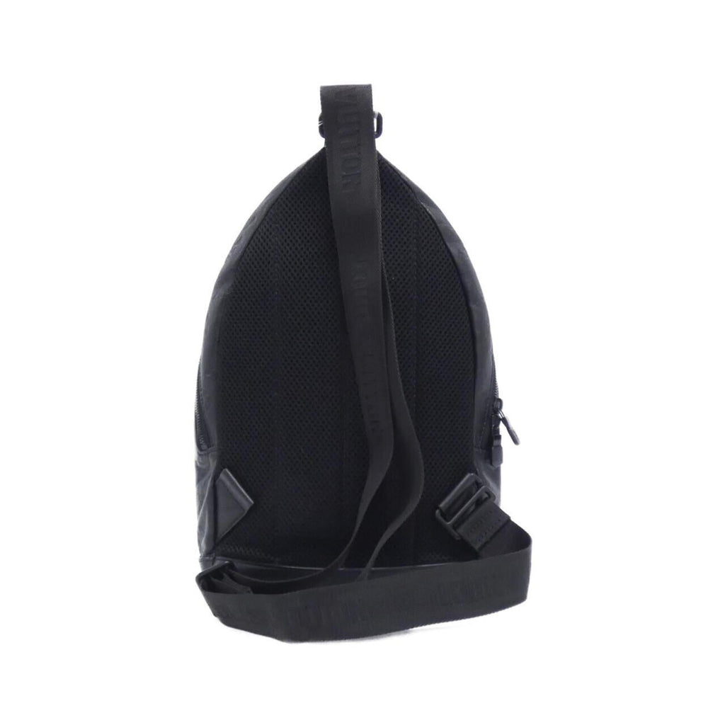 Louis Vuitton Black Leather Shoulder Bag (Pre-Owned)