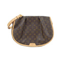 Louis Vuitton Marron Coated Canvas Shoulder Bag (Pre-Owned)