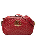 GG Marmont Shoulder Bag Matelasse Leather Small