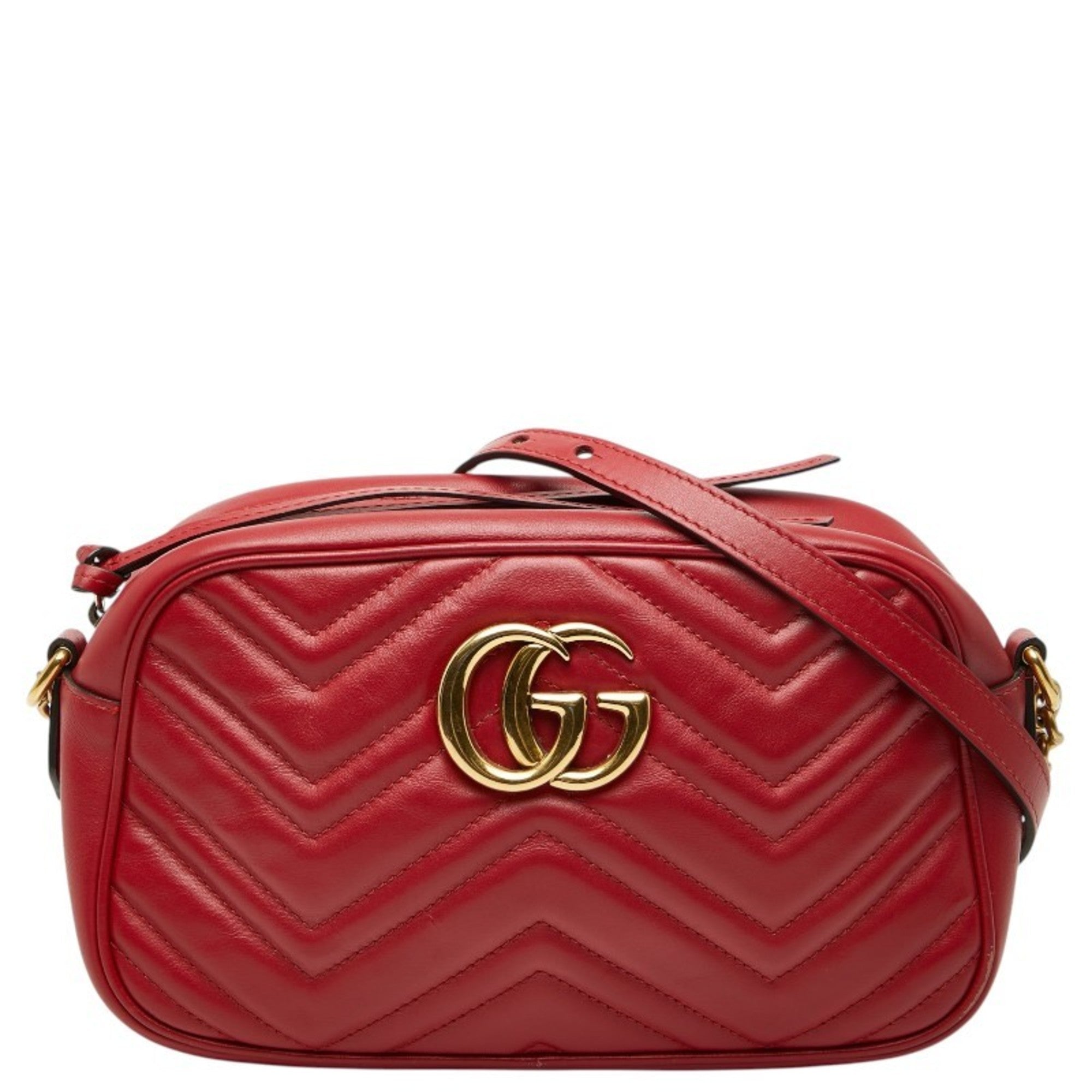 GG Marmont Shoulder Bag Matelasse Leather Small