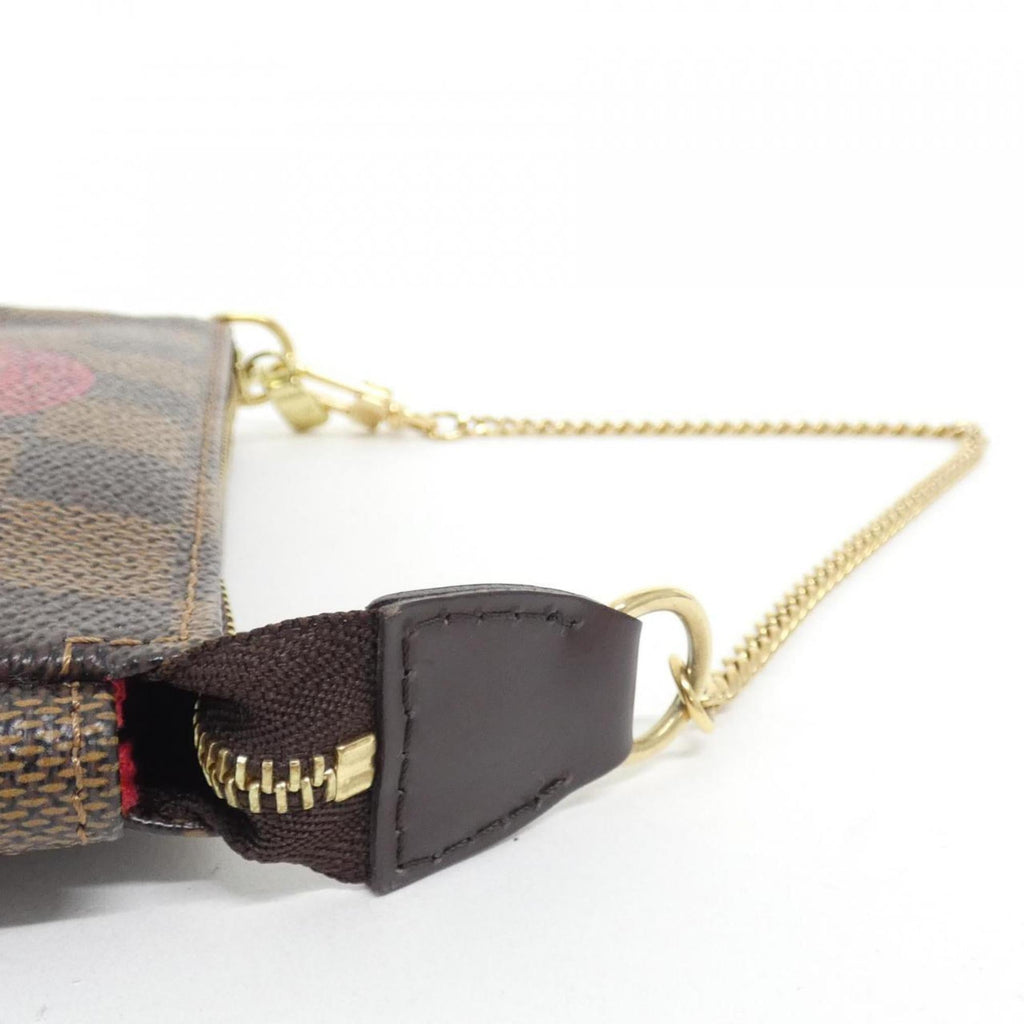 Louis Vuitton Damier Canvas Ebene Coated Canvas Pochette Pouch (Pre-Owned)